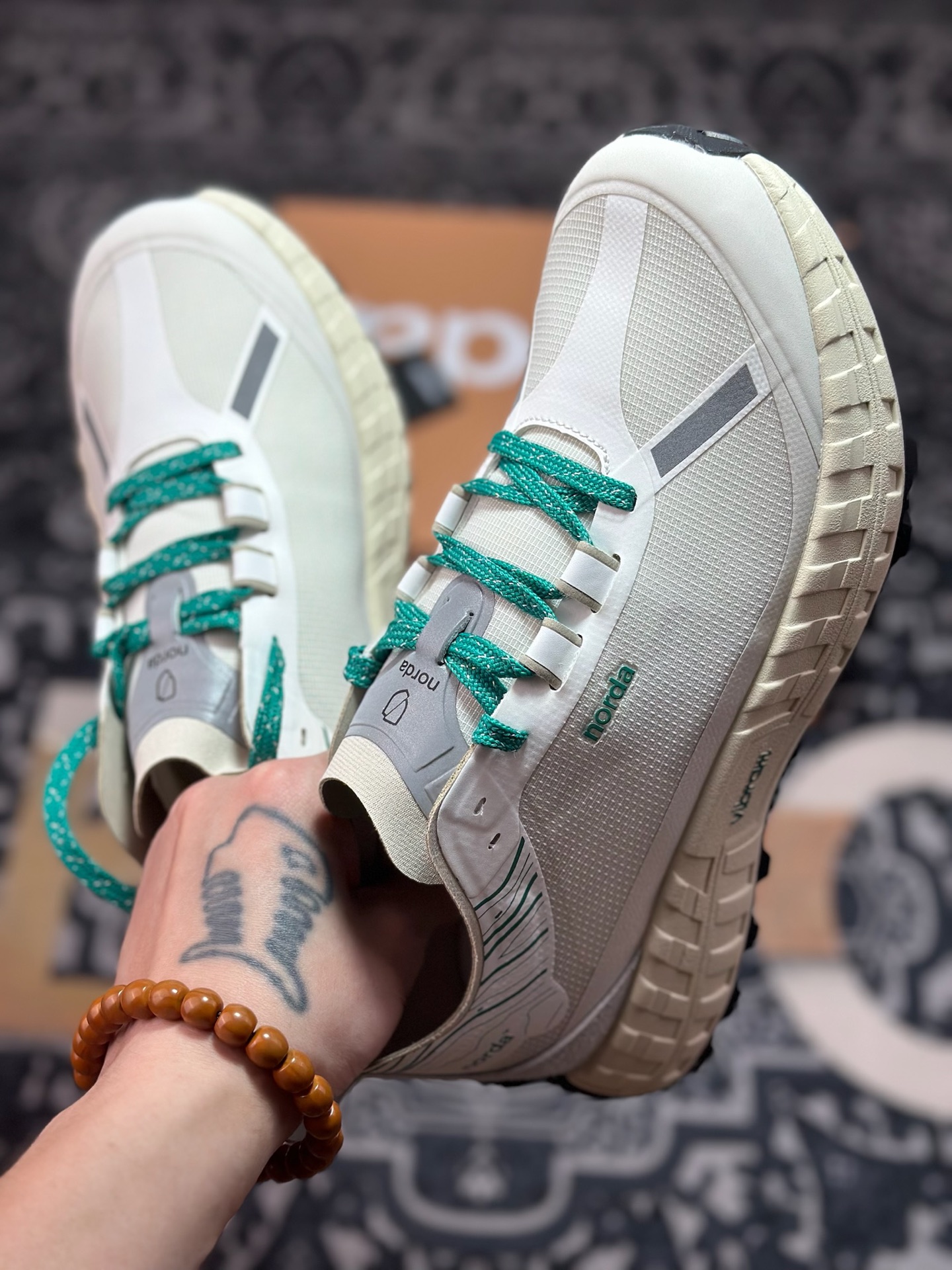 原装级别 外贸热款专供 Norda 诺达 001 Sneaker 网面越野跑步鞋