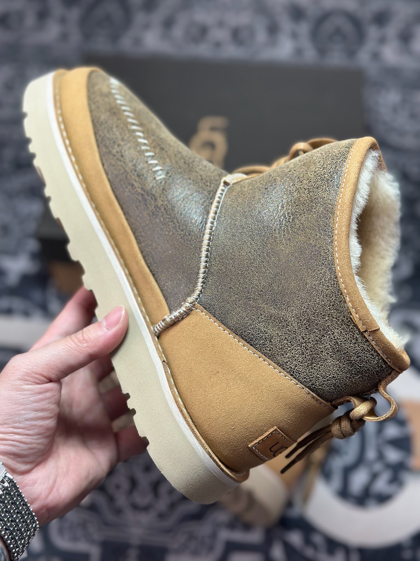 原装级别 平台外贸专供 UGG 绒面 圆头套筒 短筒 雪地靴 男女同款 1144017