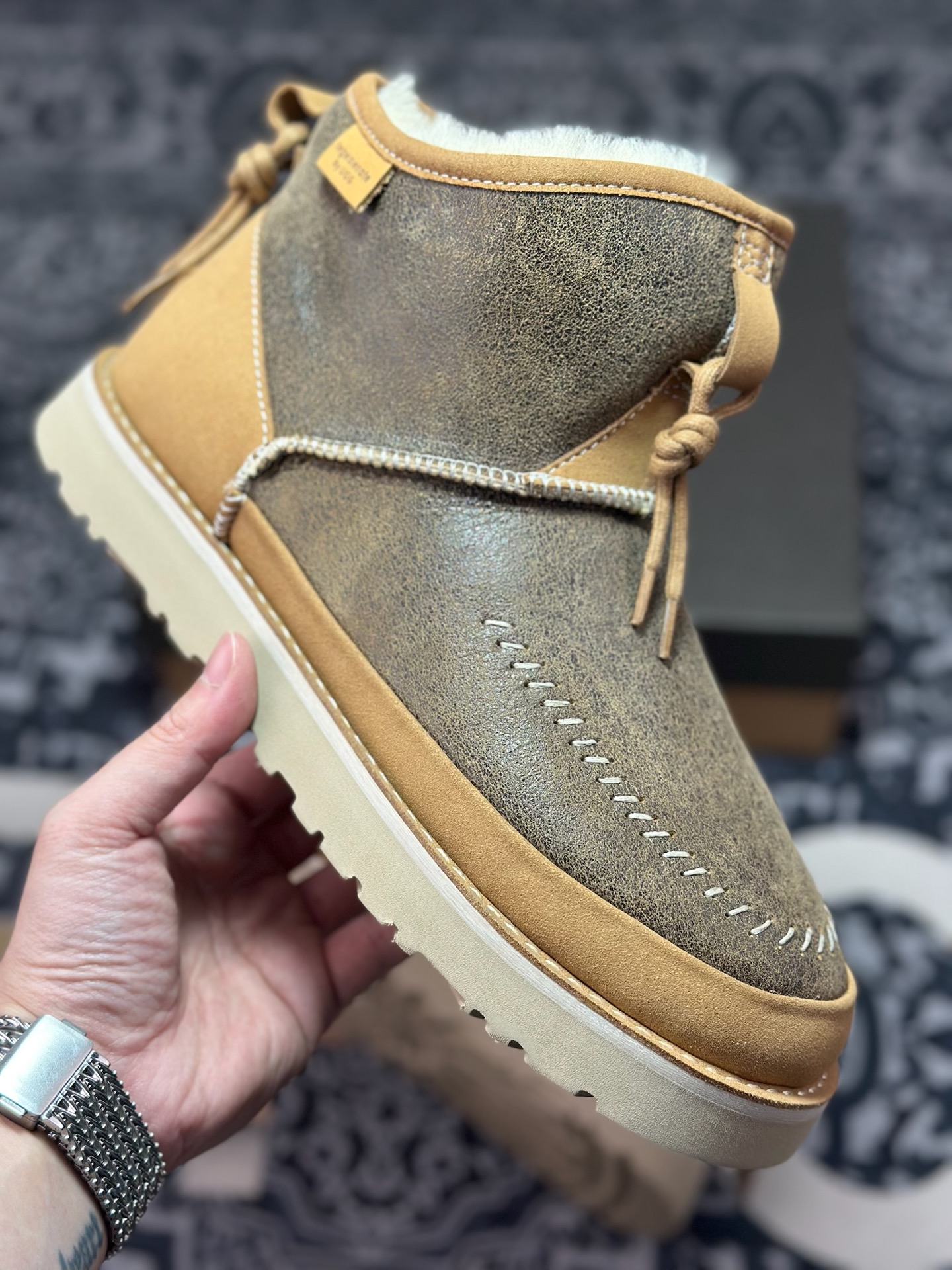 原装级别 平台外贸专供 UGG 绒面 圆头套筒 短筒 雪地靴 男女同款 1144017