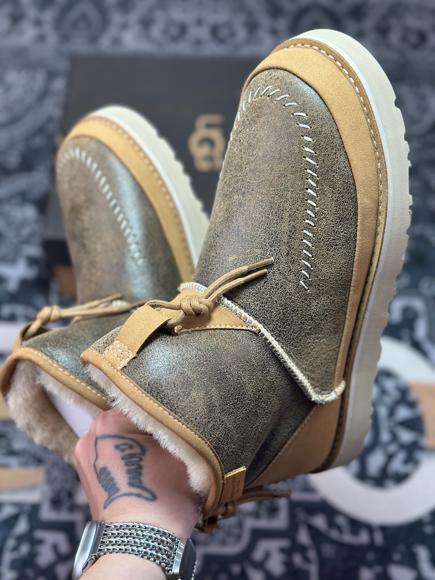 原装级别 平台外贸专供 UGG 绒面 圆头套筒 短筒 雪地靴 男女同款 1144017