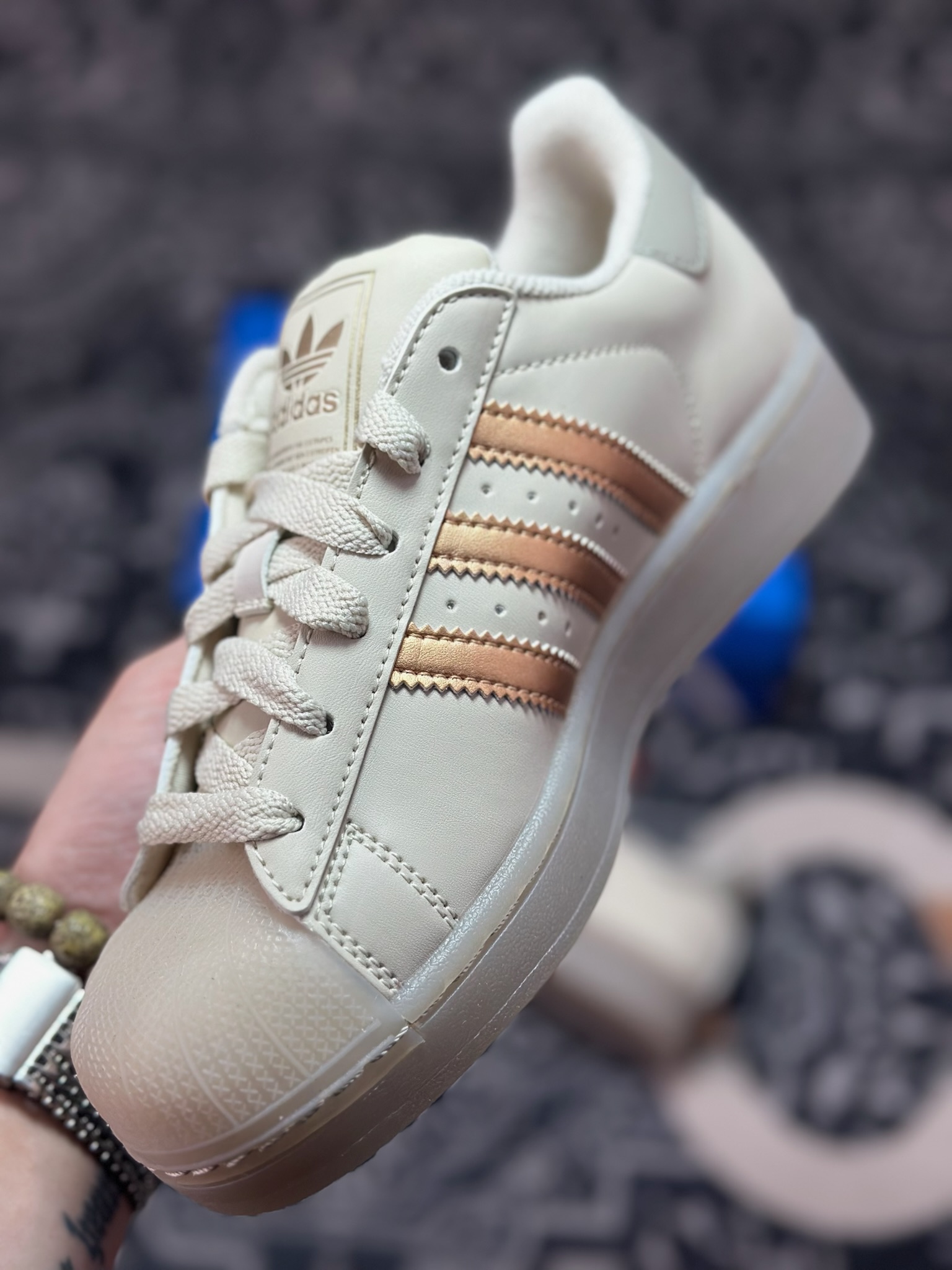 A4170 原装级别 Adidas Originals Superstar贝壳头系列 阿迪达斯 低帮经典百搭休闲运动板鞋 JR7355