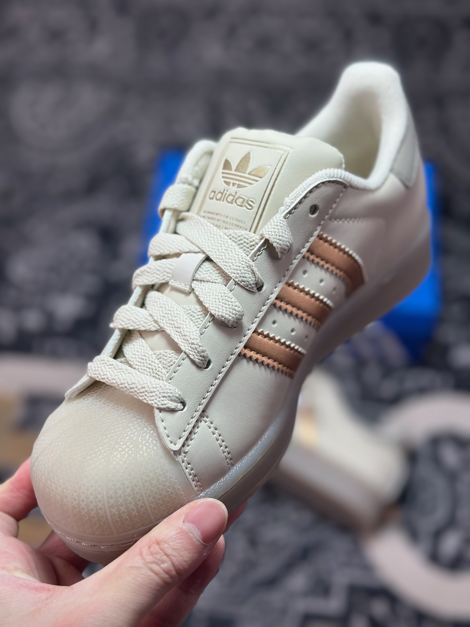 A4170 原装级别 Adidas Originals Superstar贝壳头系列 阿迪达斯 低帮经典百搭休闲运动板鞋 JR7355