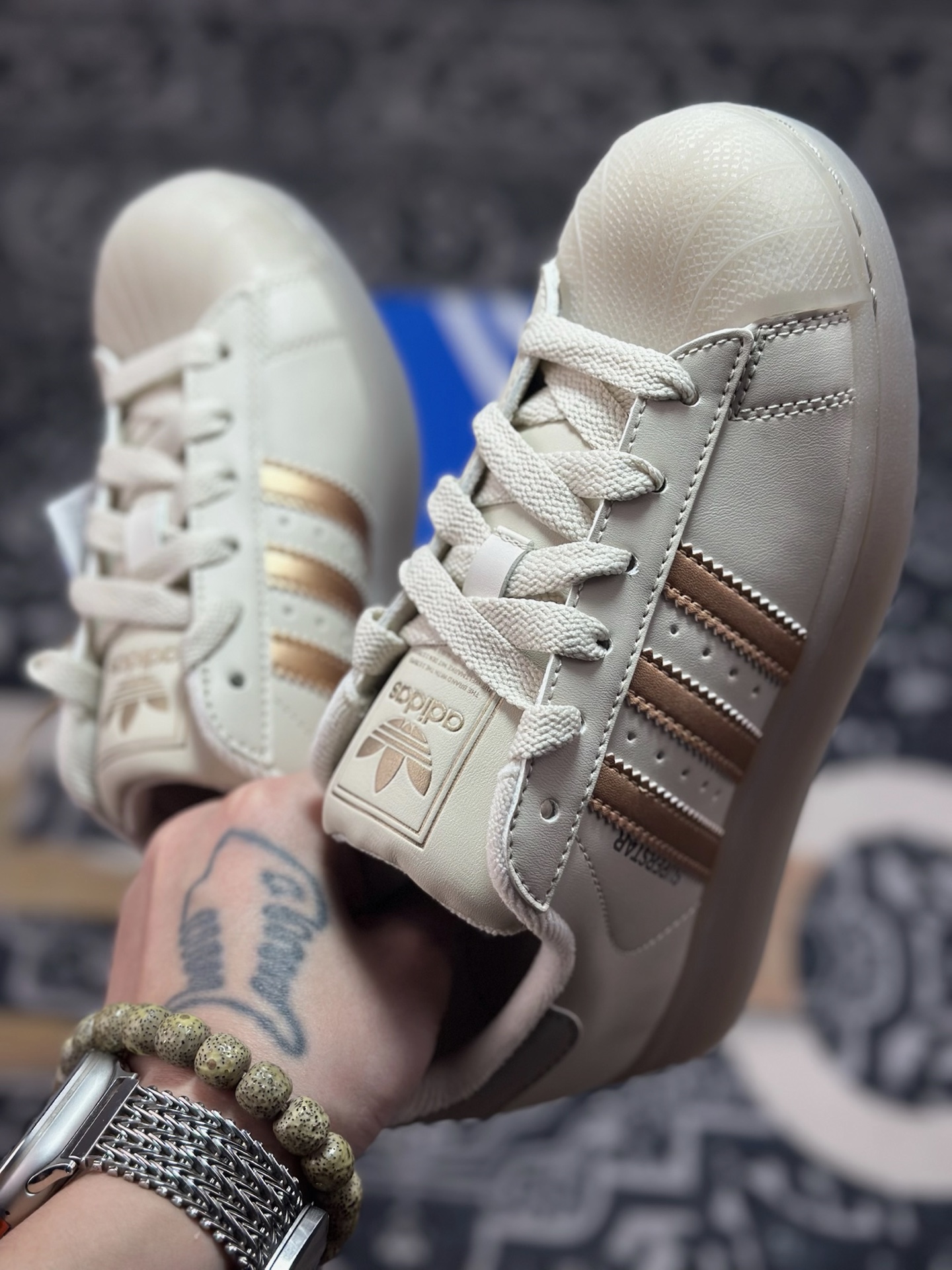 A4170 原装级别 Adidas Originals Superstar贝壳头系列 阿迪达斯 低帮经典百搭休闲运动板鞋 JR7355