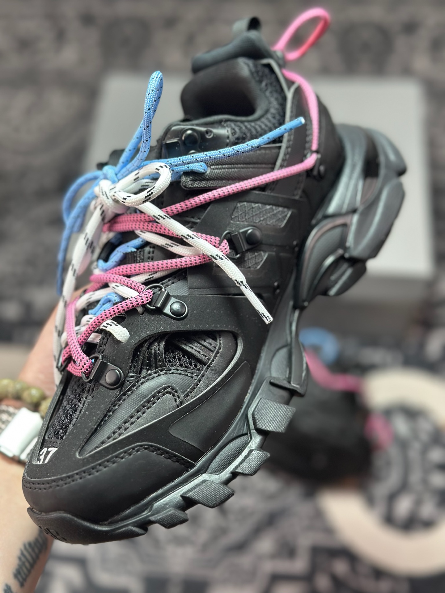 D4500 优选 原装级别 Balenciaga 巴黎世家 Track Sneaker 巴黎世家三代 户外概念复古老爹鞋