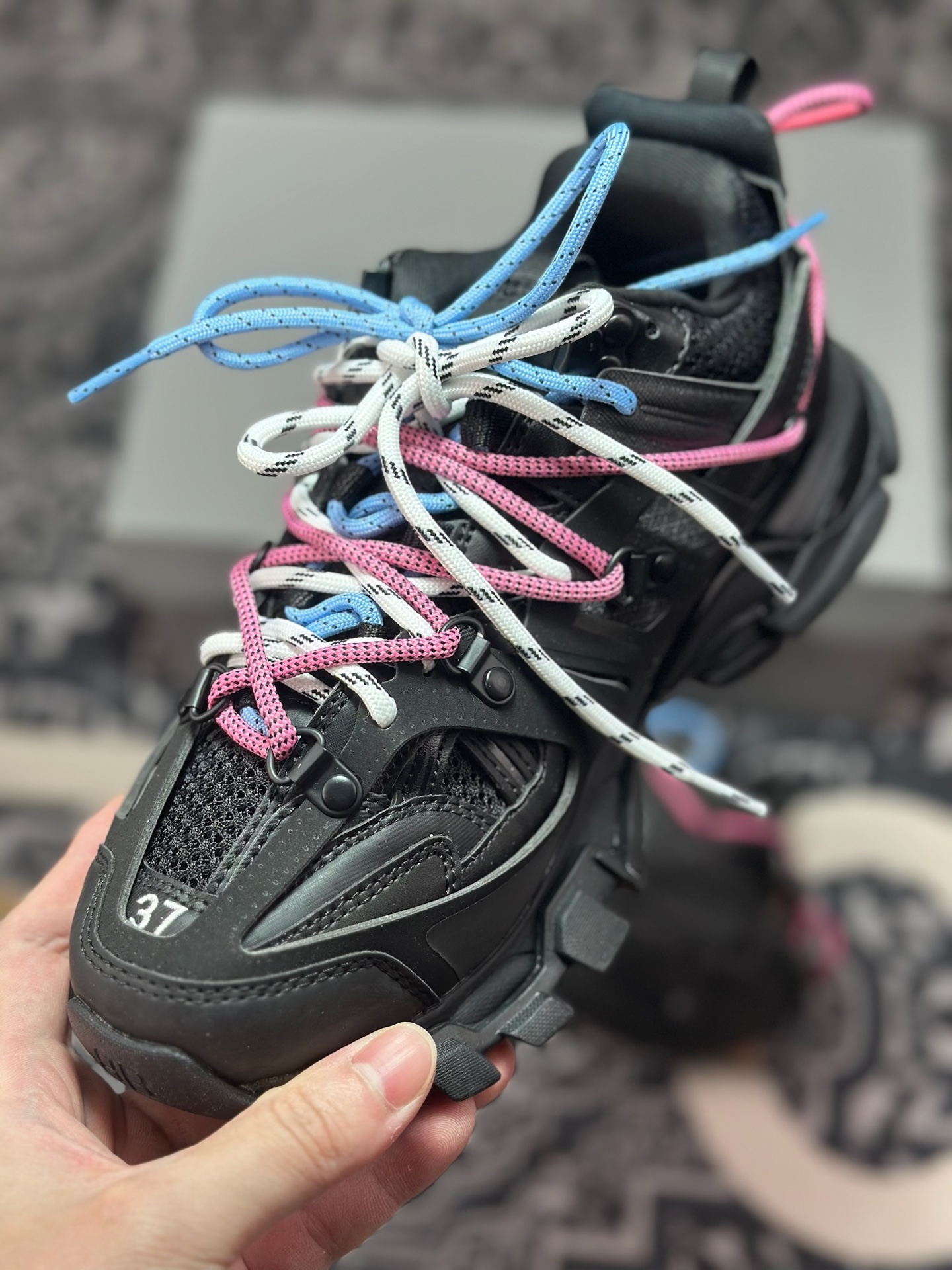 D4500 优选 原装级别 Balenciaga 巴黎世家 Track Sneaker 巴黎世家三代 户外概念复古老爹鞋