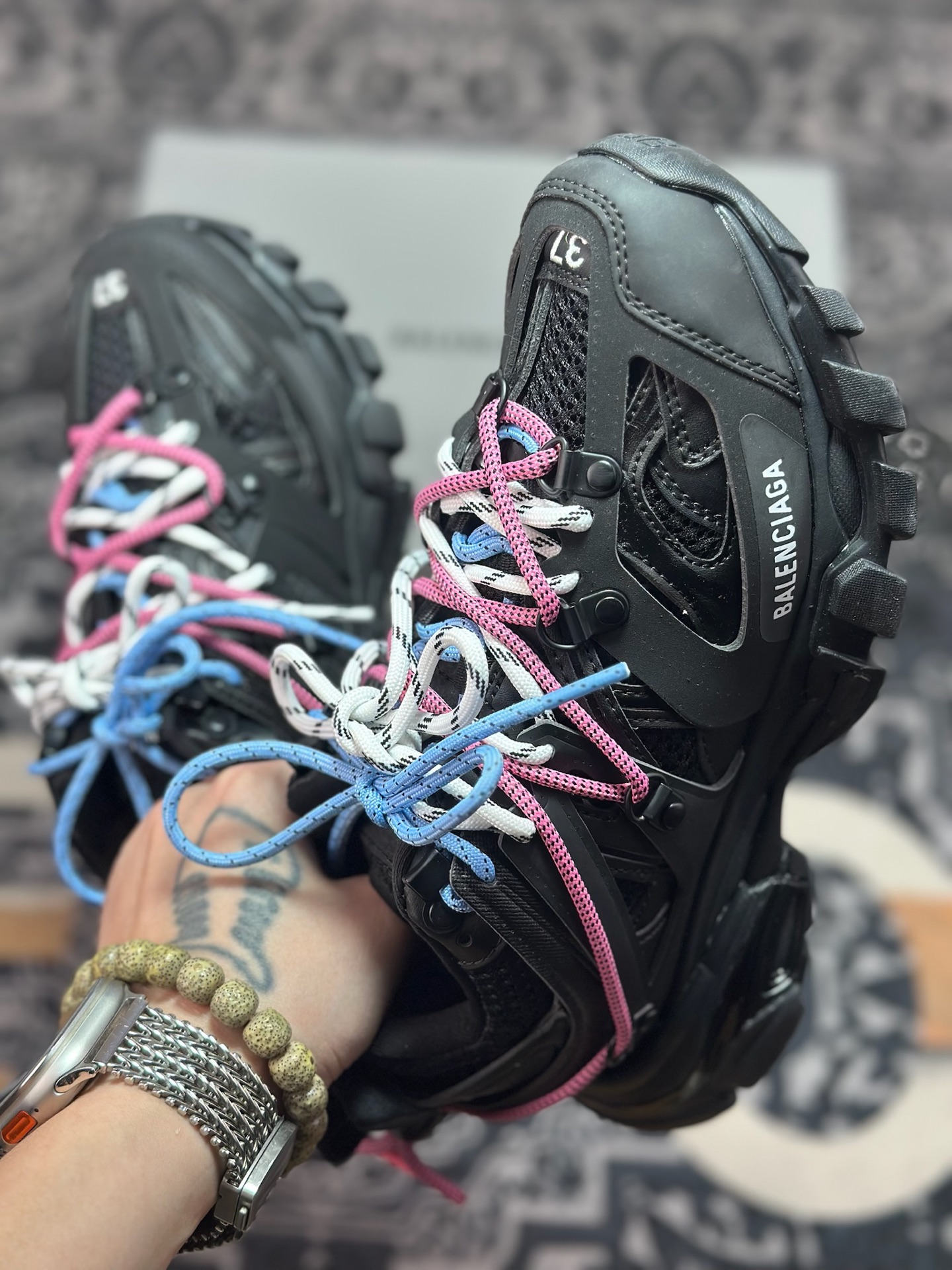 D4500 优选 原装级别 Balenciaga 巴黎世家 Track Sneaker 巴黎世家三代 户外概念复古老爹鞋