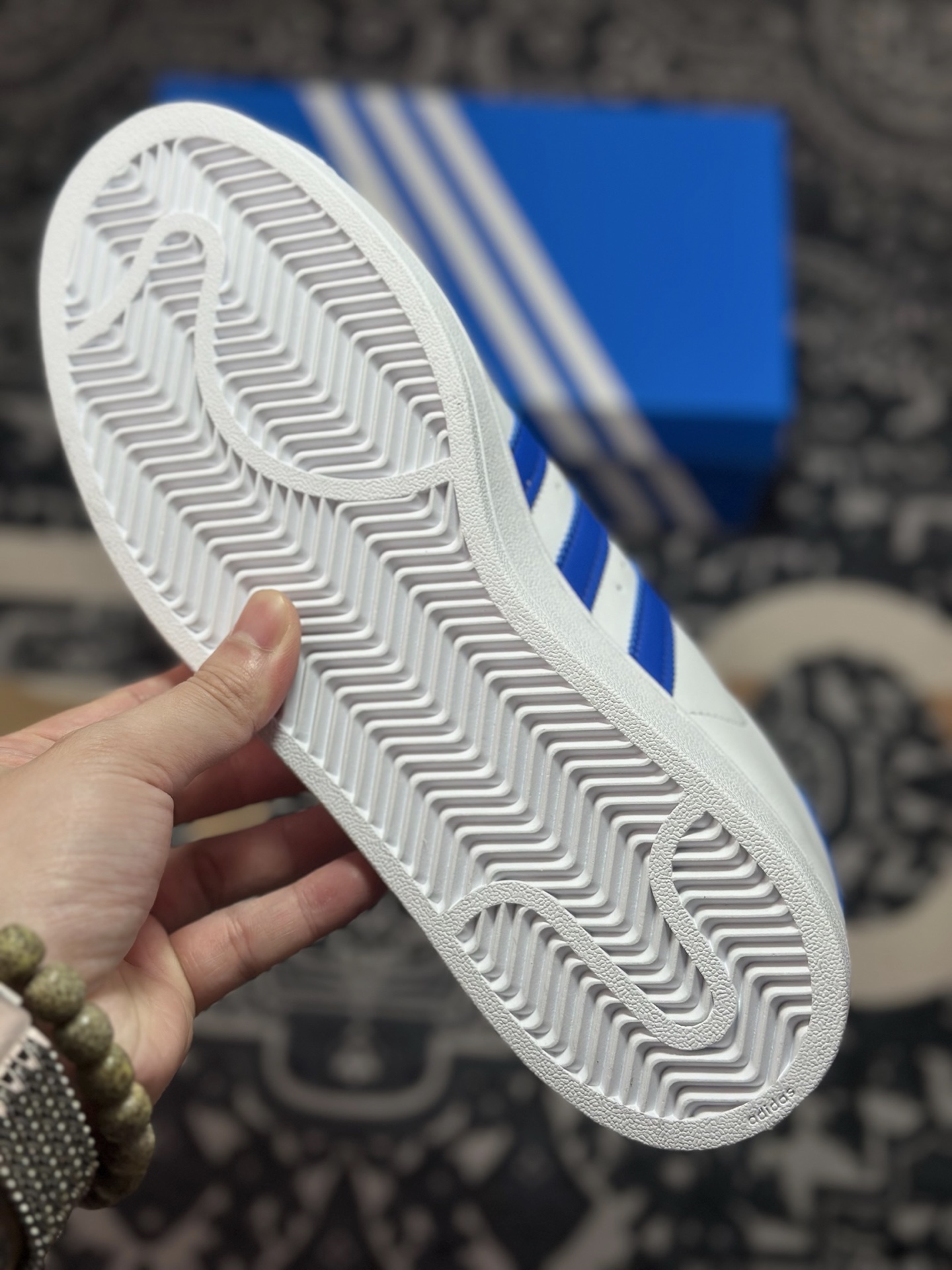 A4170 原装级别 Adidas Originals Super 三叶草经典黑标系列复古贝壳头 JQ4729
