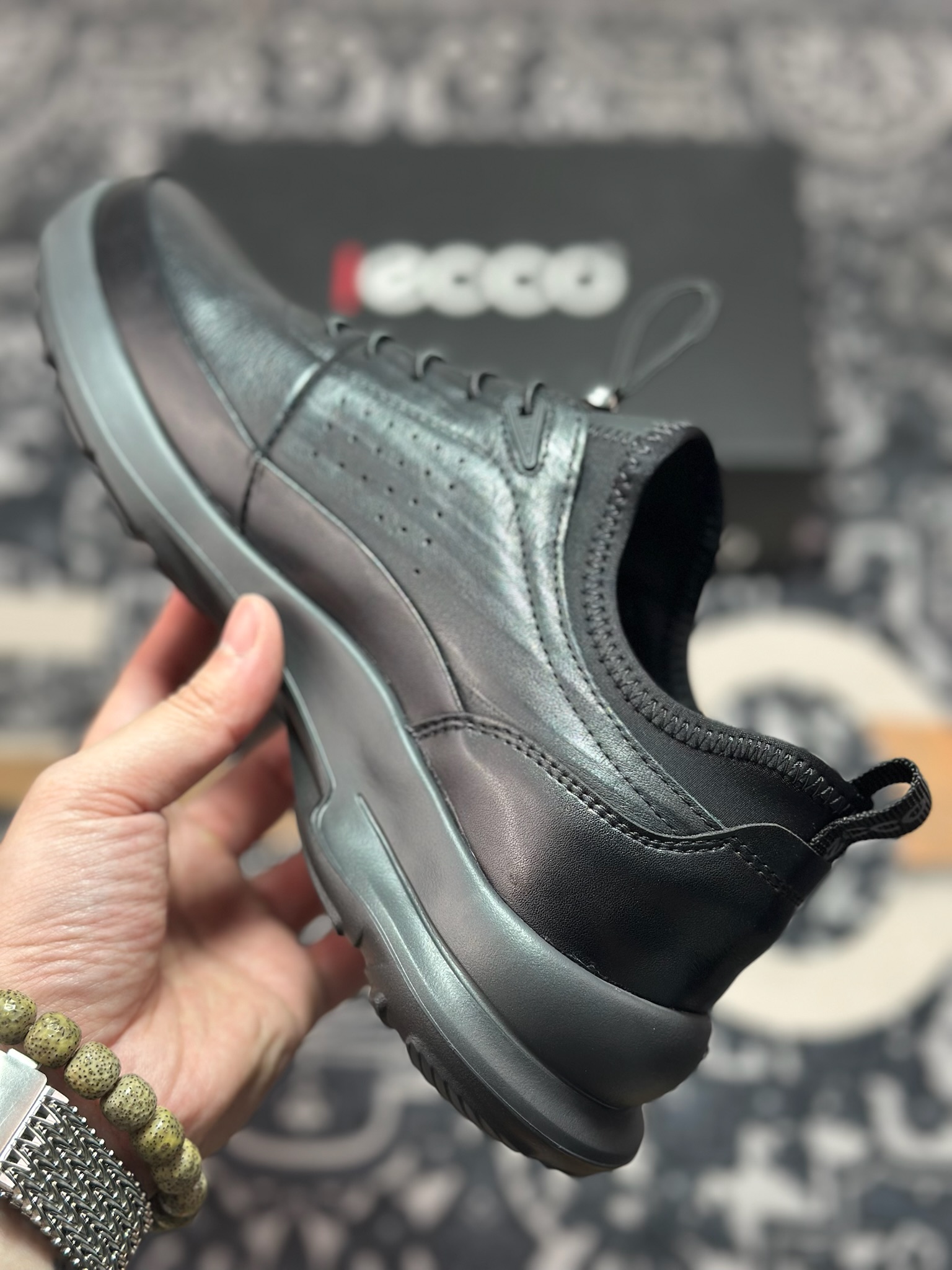 B6300 原装级别 Ecco爱步运动鞋男鞋 BIOM2025 透气健步鞋 防滑跑步鞋