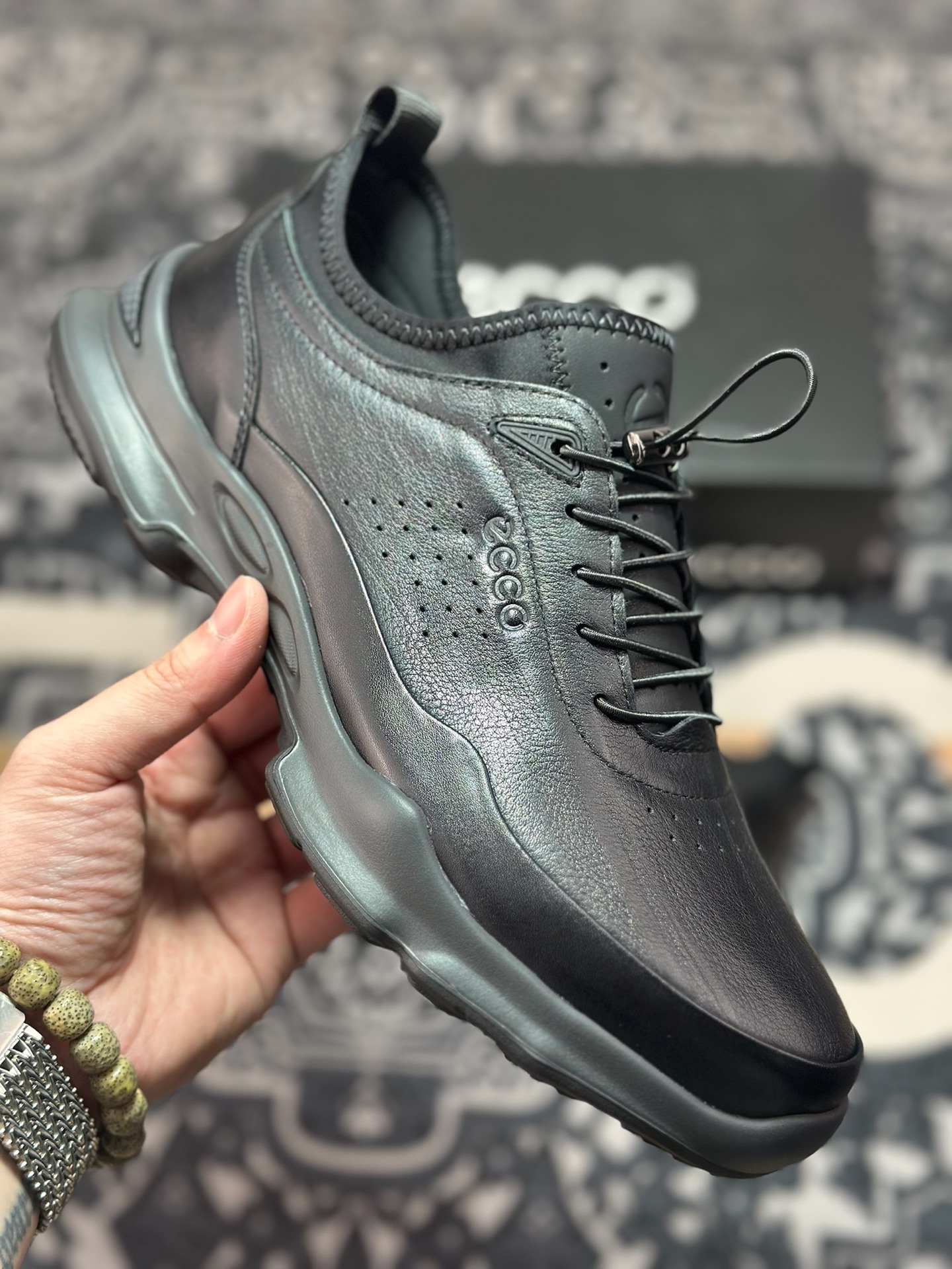 B6300 原装级别 Ecco爱步运动鞋男鞋 BIOM2025 透气健步鞋 防滑跑步鞋