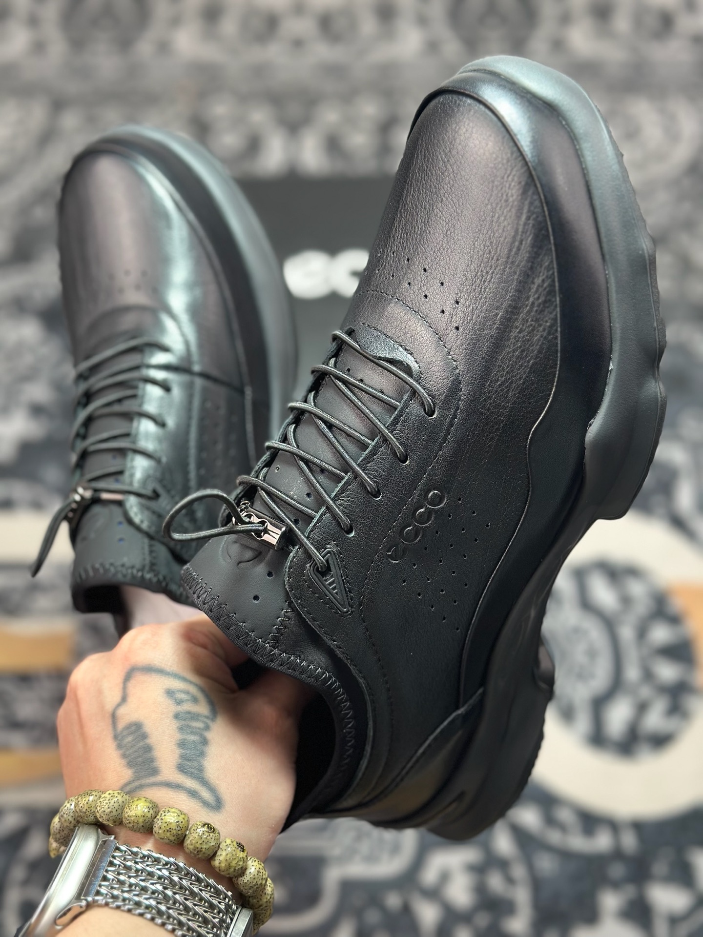 B6300 原装级别 Ecco爱步运动鞋男鞋 BIOM2025 透气健步鞋 防滑跑步鞋