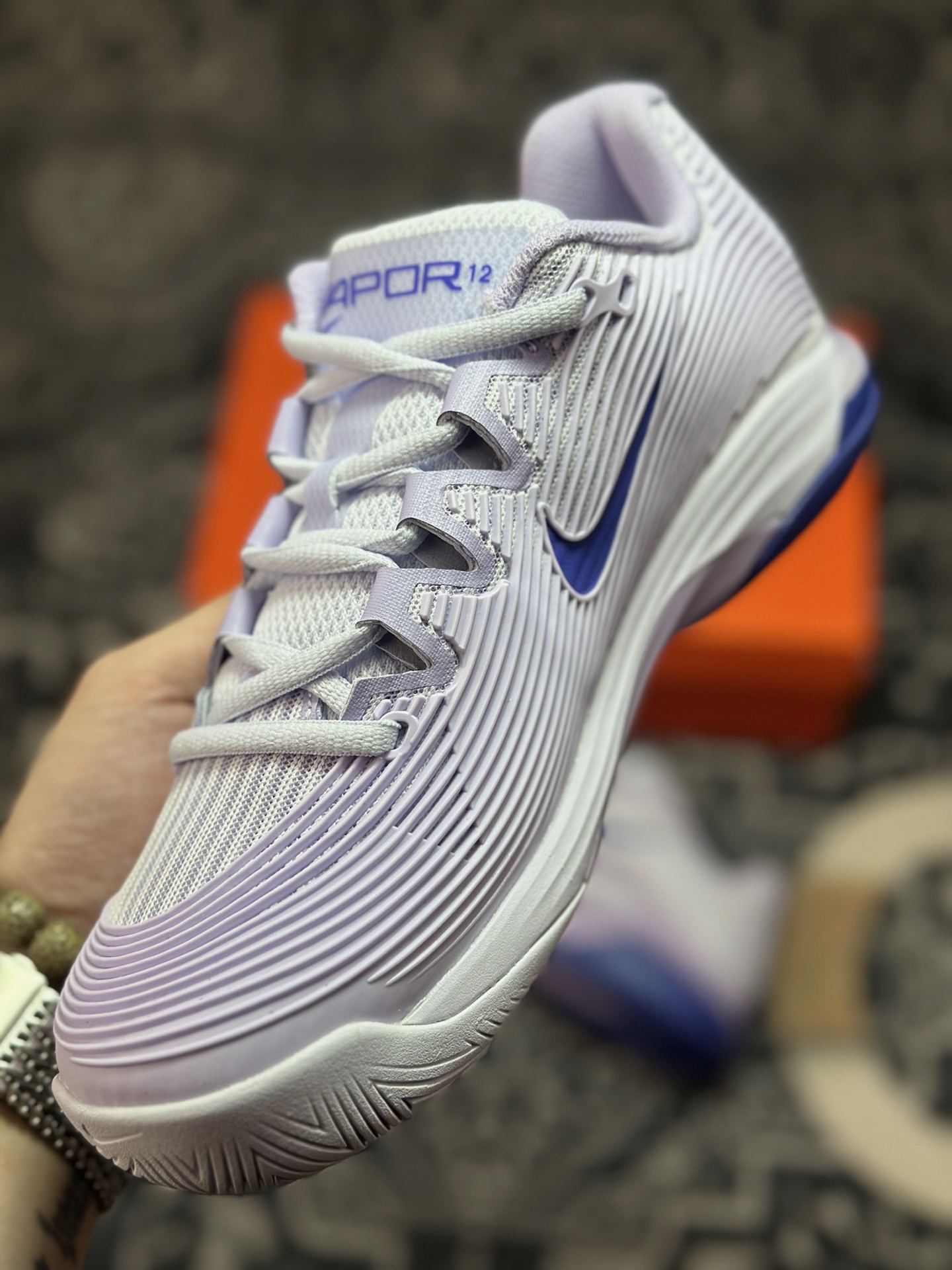 原装级别 Nike Vapor 12 舒适百搭 耐磨 低帮 网球鞋 FV5554-500