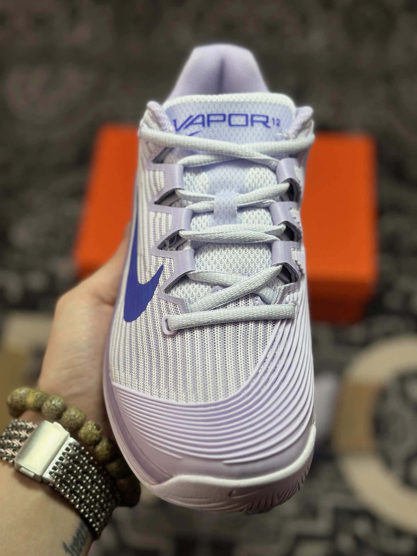 原装级别 Nike Vapor 12 舒适百搭 耐磨 低帮 网球鞋 FV5554-500