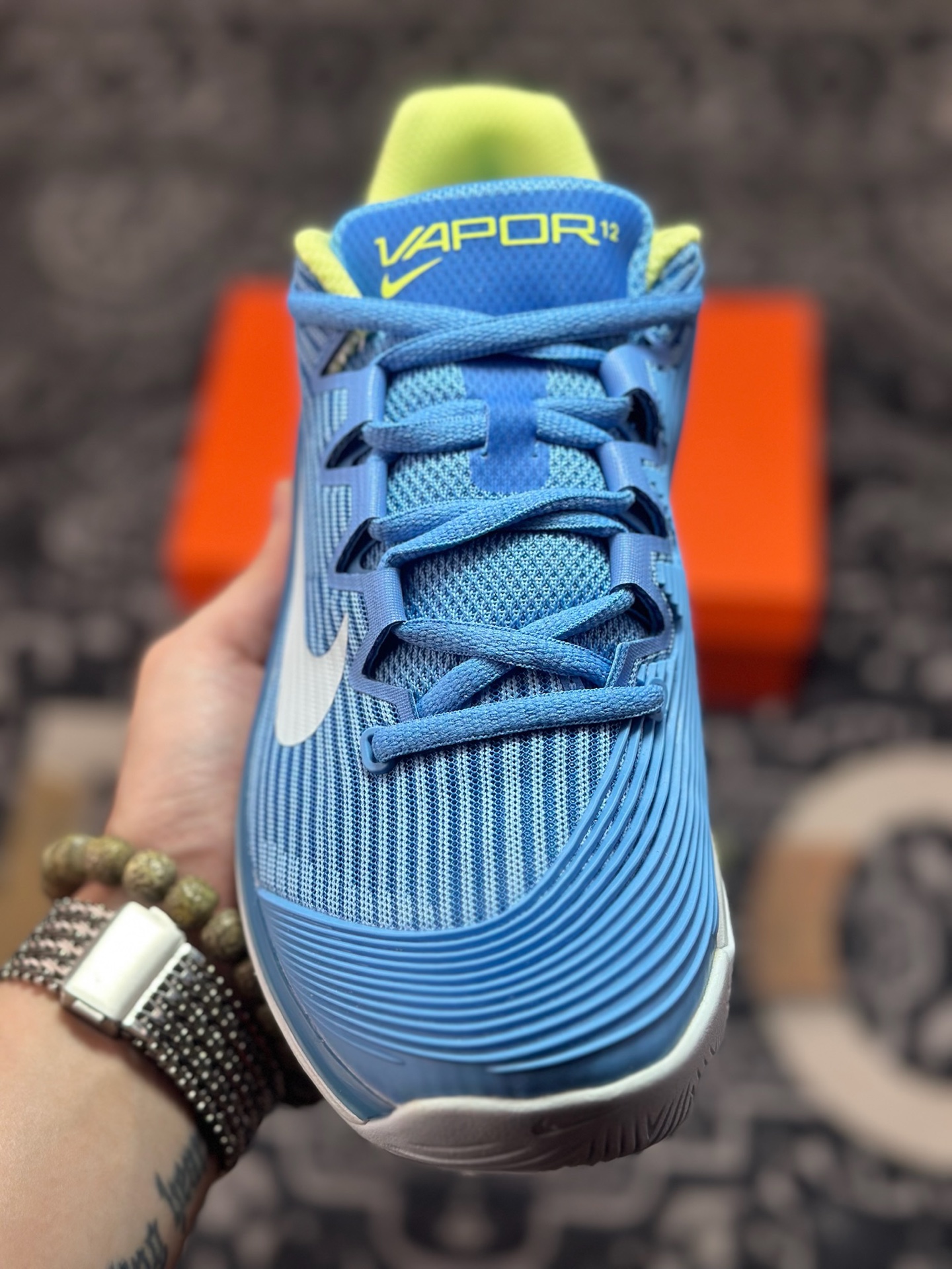 B2260 原装级别 Nike Vapor 12 舒适百搭 耐磨 低帮 网球鞋 FV5554-400