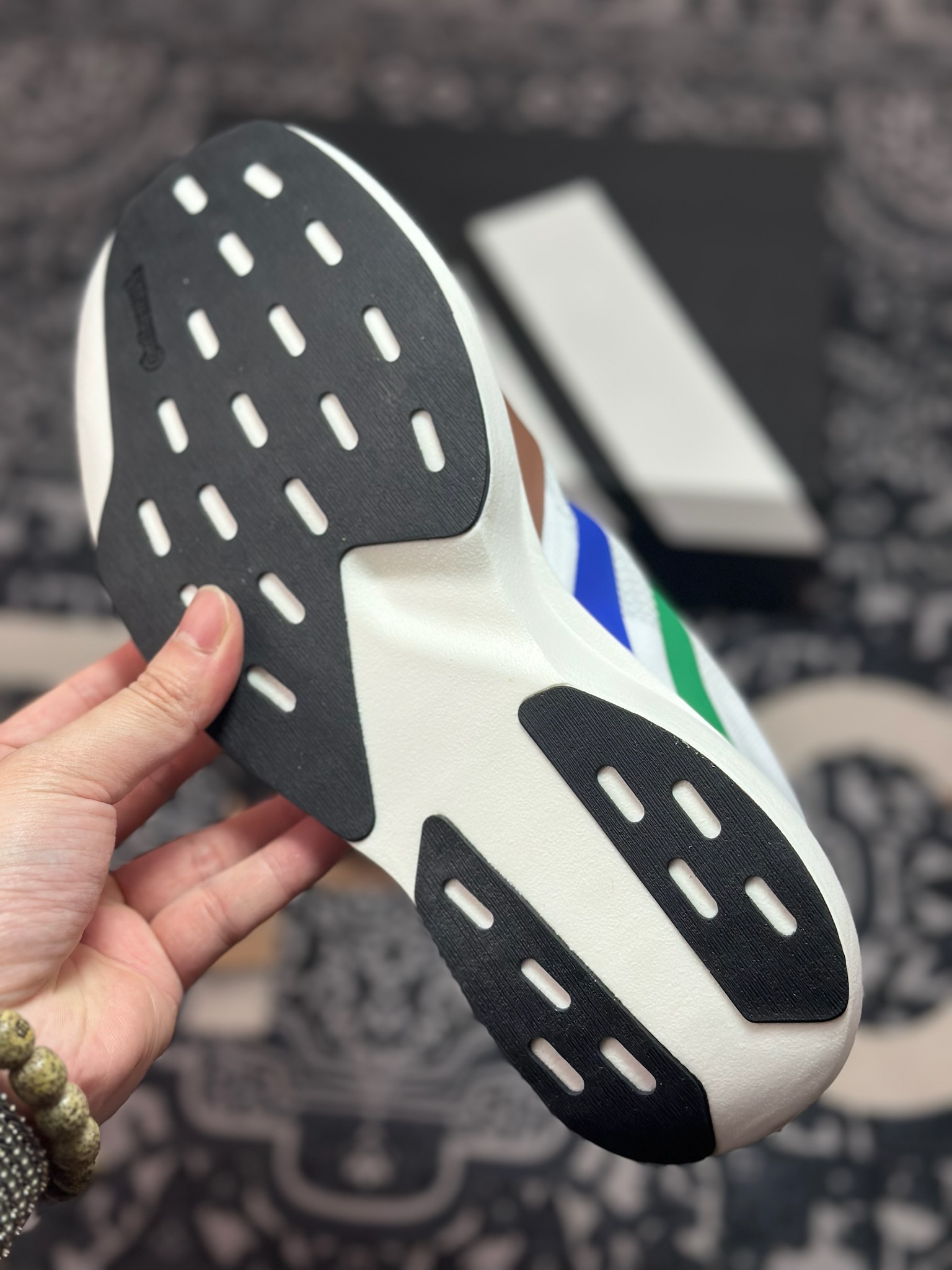 B1240 优选 原装级别 PK纯原 AD Adizero Evo SL M 白黑零度系列马拉松轻量竞速运动跑鞋黑白 EI3393