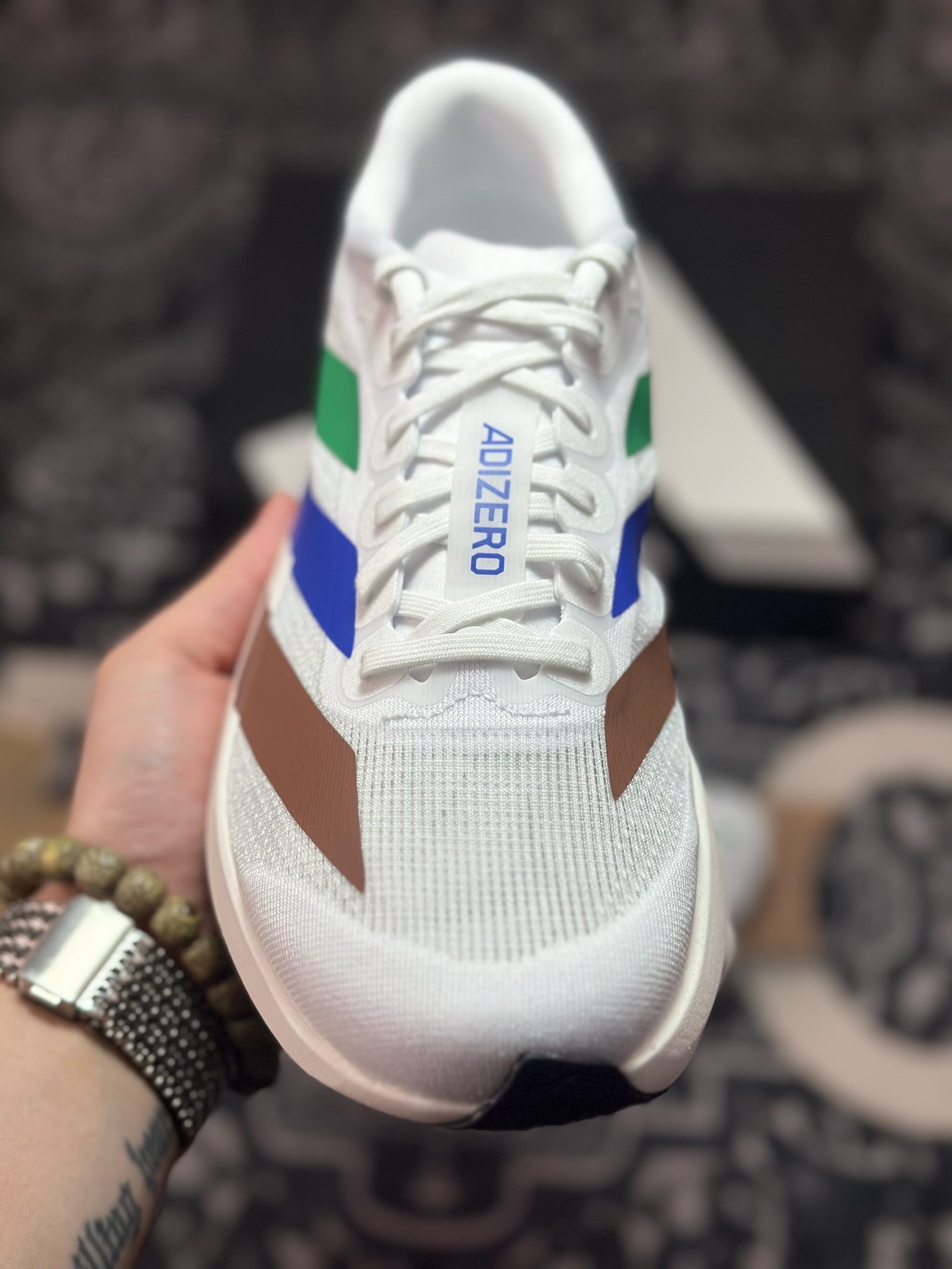 B1240 优选 原装级别 PK纯原 AD Adizero Evo SL M 白黑零度系列马拉松轻量竞速运动跑鞋黑白 EI3393