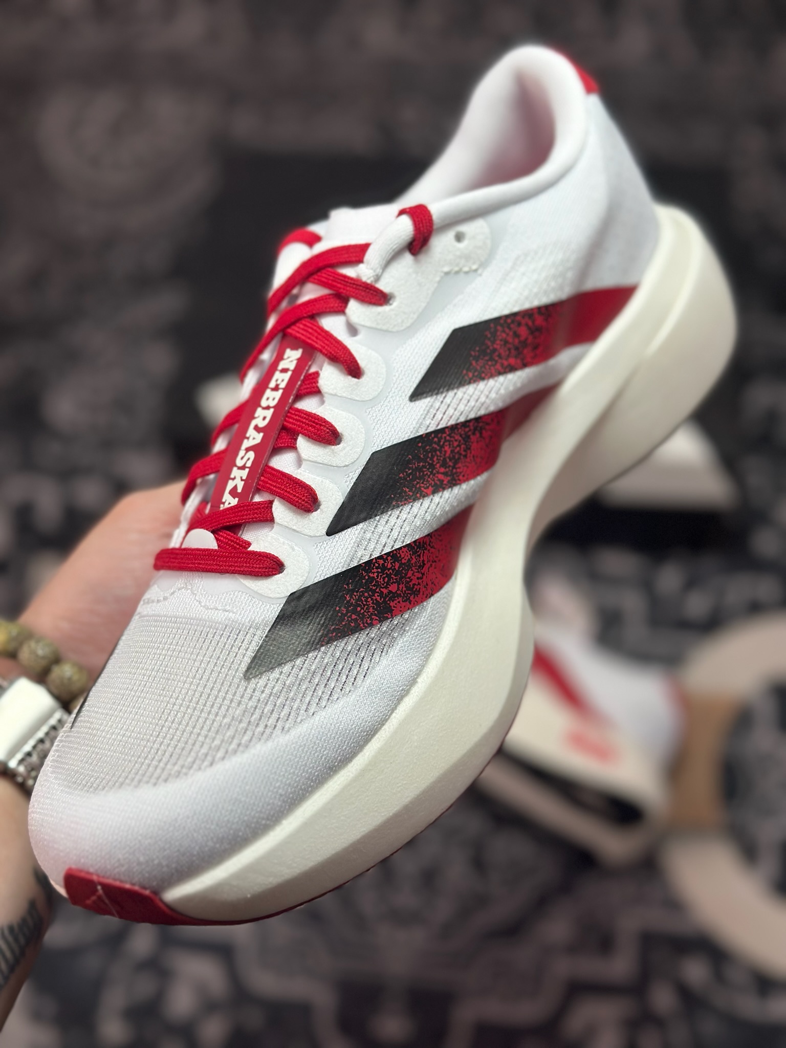 B1240 优选 原装级别 PK纯原 AD Adizero Evo SL M 白黑零度系列马拉松轻量竞速运动跑鞋黑 JQ4576