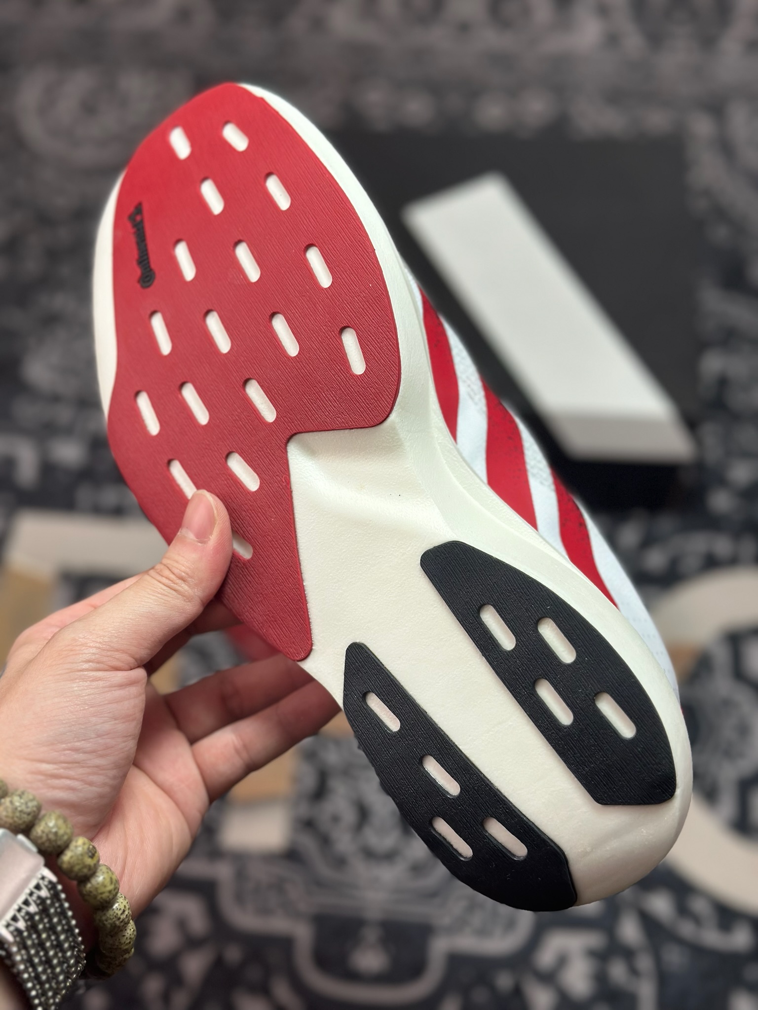 B1240 优选 原装级别 PK纯原 AD Adizero Evo SL M 白黑零度系列马拉松轻量竞速运动跑鞋黑 JQ4576