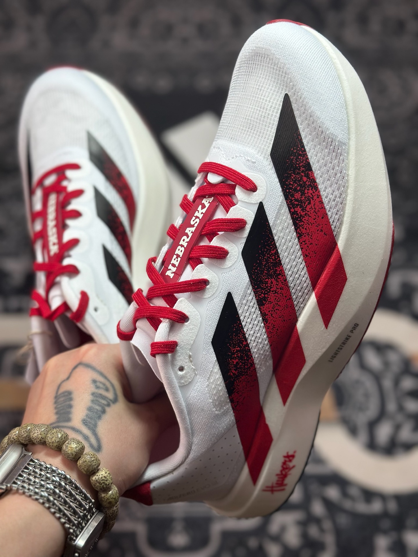 B1240 优选 原装级别 PK纯原 AD Adizero Evo SL M 白黑零度系列马拉松轻量竞速运动跑鞋黑 JQ4576