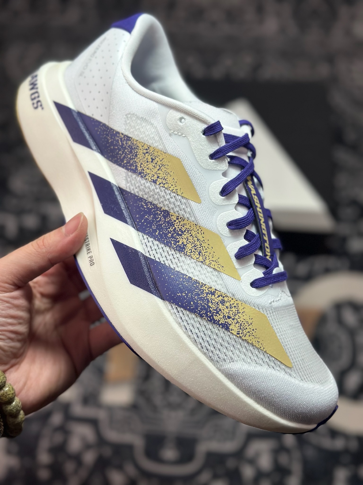 B1240 优选 原装级别 PK纯原 AD Adizero Evo SL M 白黑零度系列马拉松轻量竞速运动跑鞋黑白 JQ4578