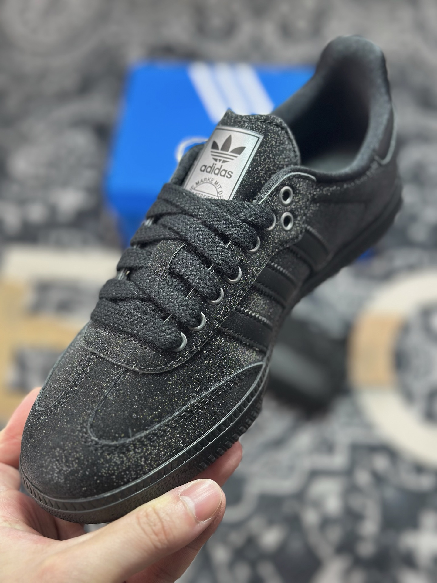 A7200 优选 原装级别 adidas originals Samba Shiny Pack黑色 KI6265