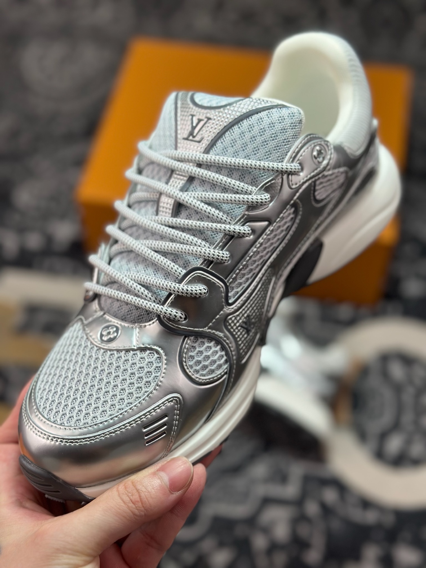 D1480 Olympia系列 情侣款 银角大王 休闲 运动鞋 跑鞋 本款 LV Olympia 运动鞋