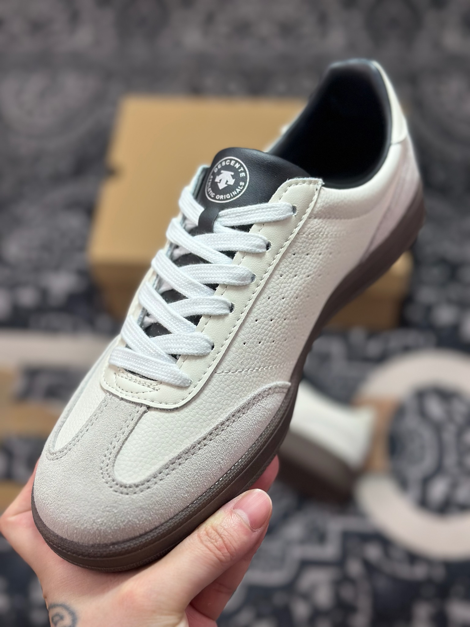 A6200 原装级别 迪桑特DESCENTE CHRON COU SB 复古轻质 耐磨低帮 生活休闲鞋 TT11 D5292LSN53