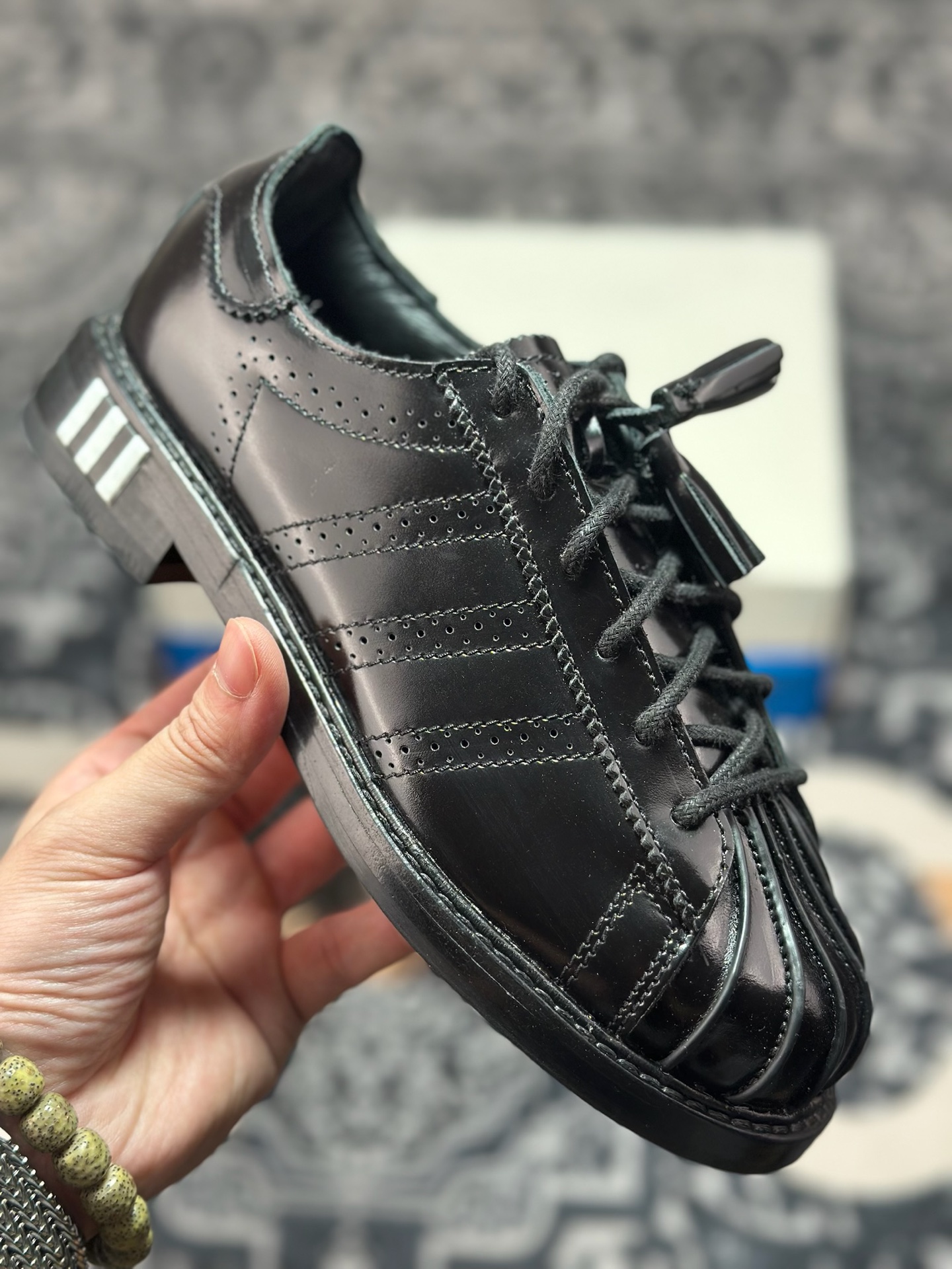 C9450 优选 原装级别 Clot x Adidas Dress Super 联名款 贝壳头休闲生活鞋 JR2814