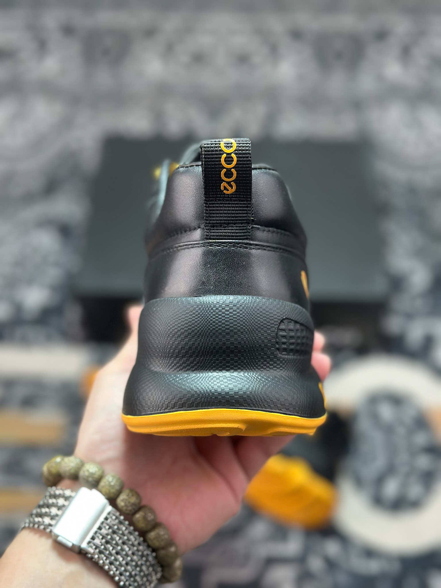 B6300 原装级别 ECCO爱步运动鞋男 秋季双色拼接透气舒适跑步鞋