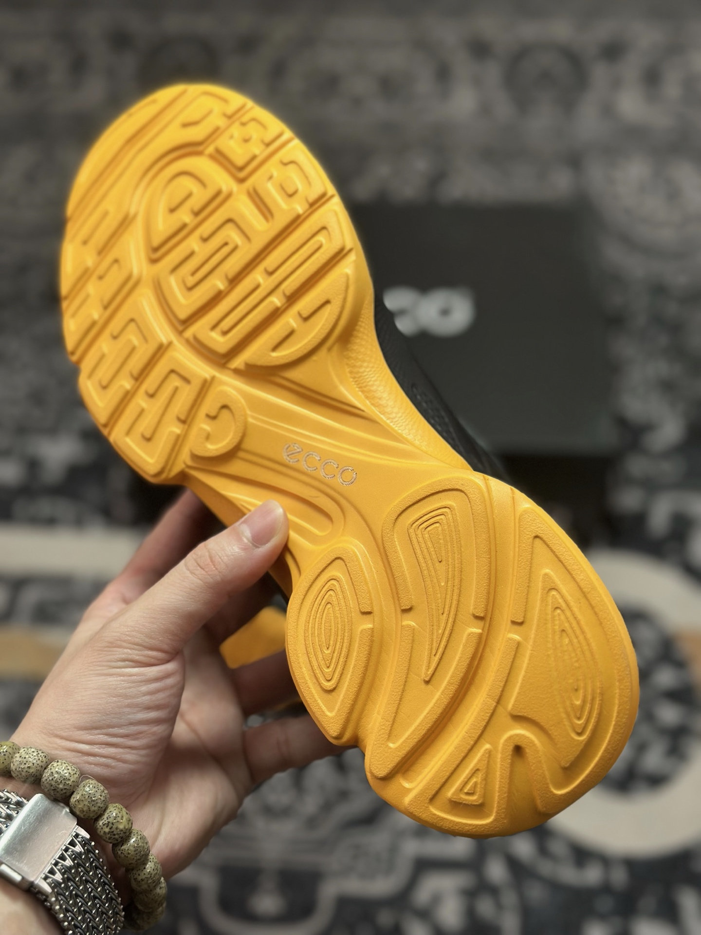 B6300 原装级别 ECCO爱步运动鞋男 秋季双色拼接透气舒适跑步鞋