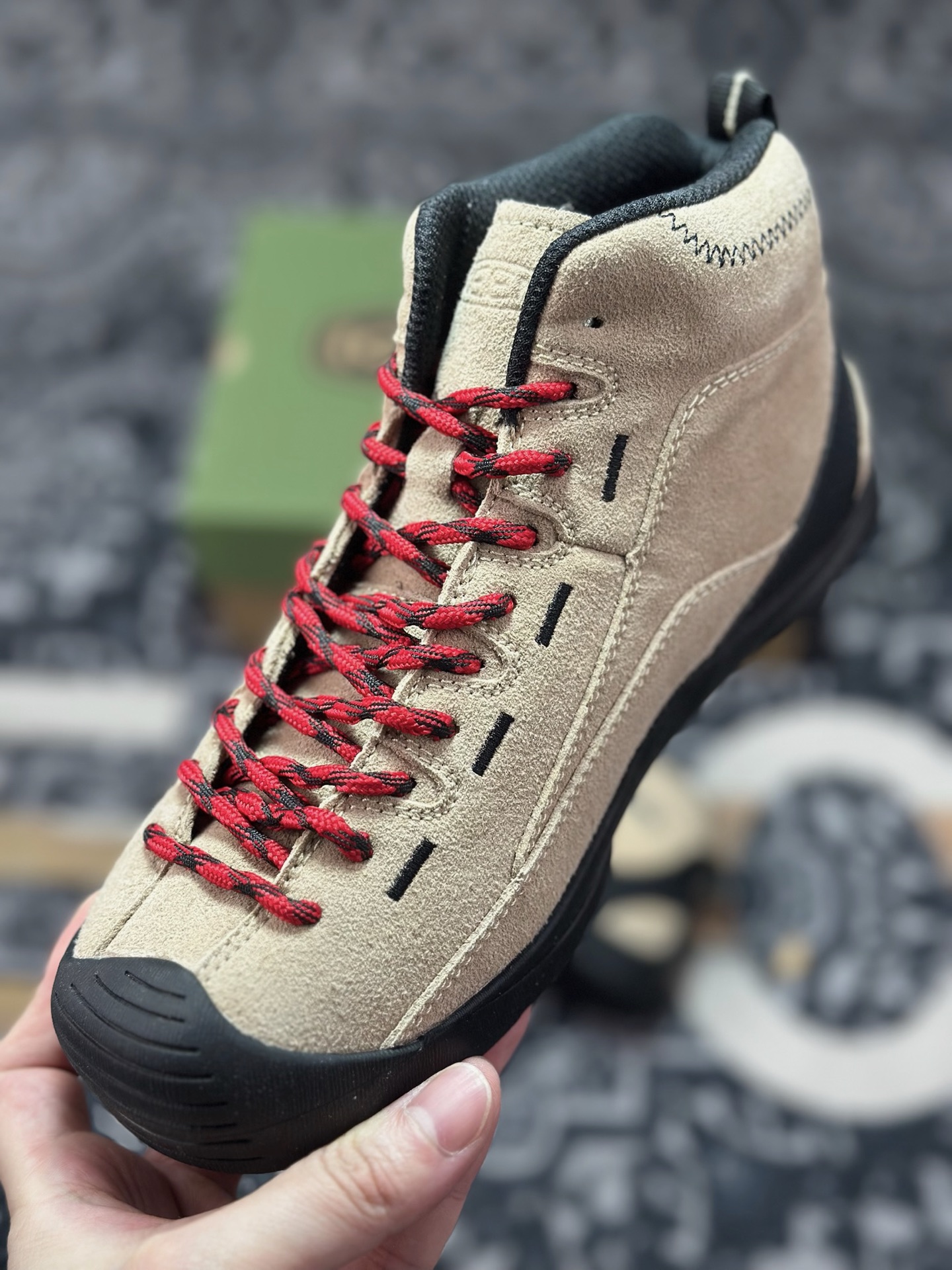 A9220 原装级别 新货美国人气户外品牌-科恩Keen Jasper Rocks SP贾斯珀都市系列复古中帮系带户外风露营徒步登山运动训练鞋