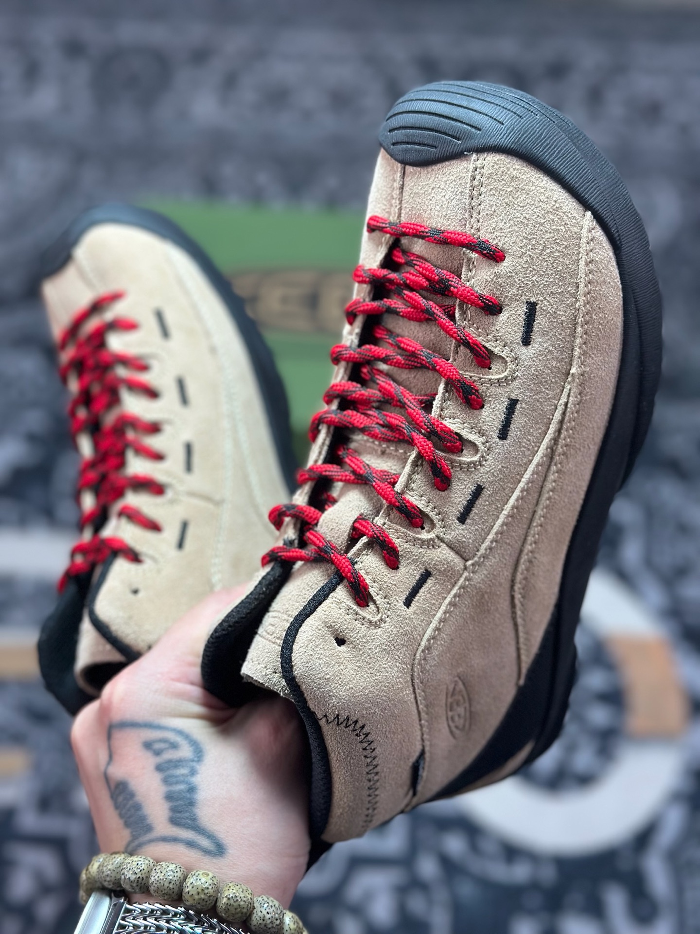 A9220 原装级别 新货美国人气户外品牌-科恩Keen Jasper Rocks SP贾斯珀都市系列复古中帮系带户外风露营徒步登山运动训练鞋