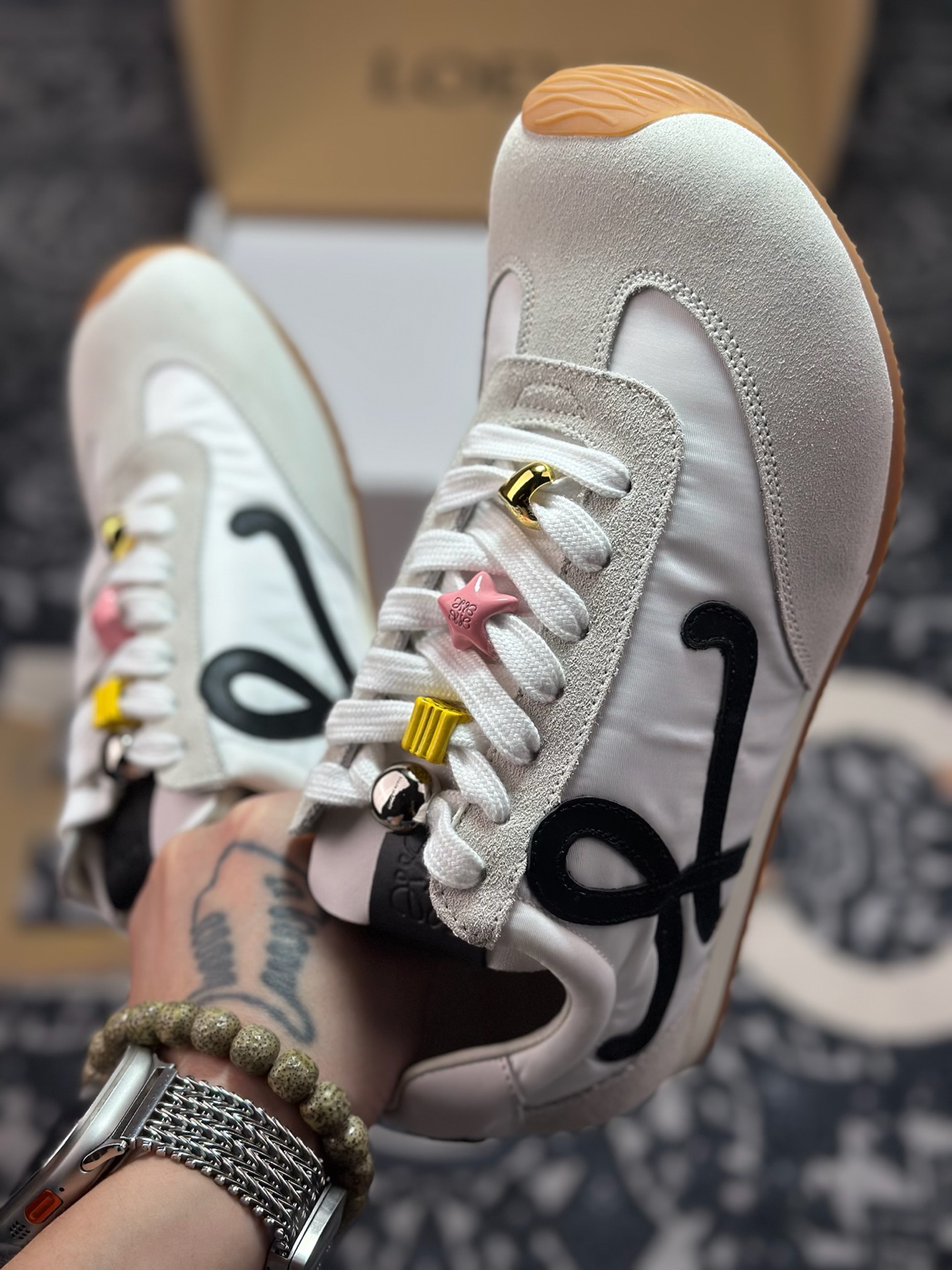 C2380 优选 原装级别 海淘专供版 Loewe 罗意威 Ballet Runner 25ss巴黎时装周 复古运动鞋