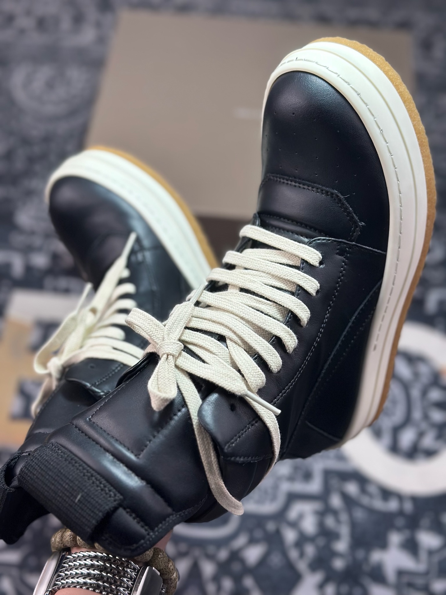 E2580 优选 原装级别 Rickowens 瑞克 欧文斯 厚底高街休闲板鞋