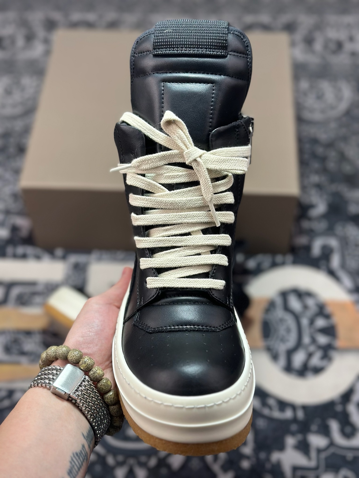 E2580 优选 原装级别 Rickowens 瑞克 欧文斯 厚底高街休闲板鞋