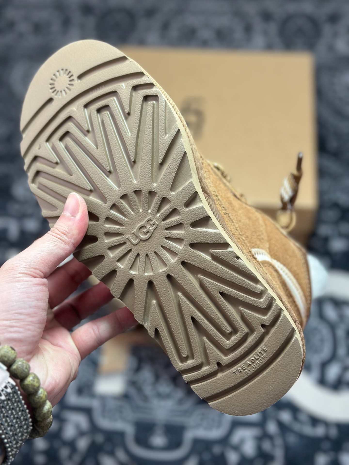 C2360 原装级别 平台外贸专供 UGG Highmel 梅尔 粗鞋带款 高帮雪地靴 面包鞋 1145390