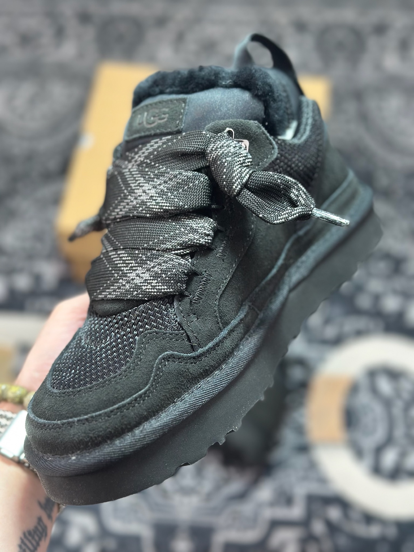 B7320 UGG Lowmel 梅尔 粗鞋带款 中性雪地靴 面包鞋 1144032