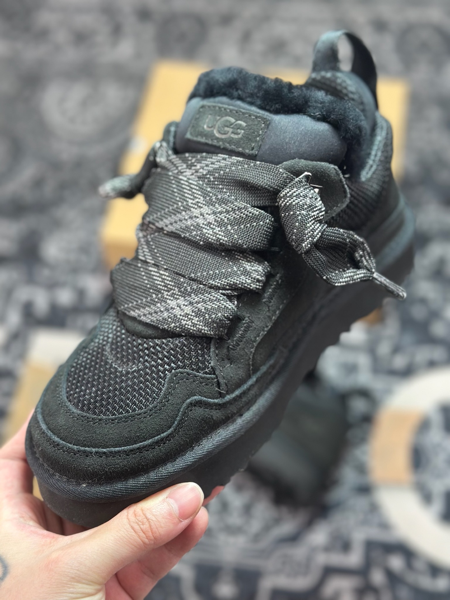 B7320 UGG Lowmel 梅尔 粗鞋带款 中性雪地靴 面包鞋 1144032