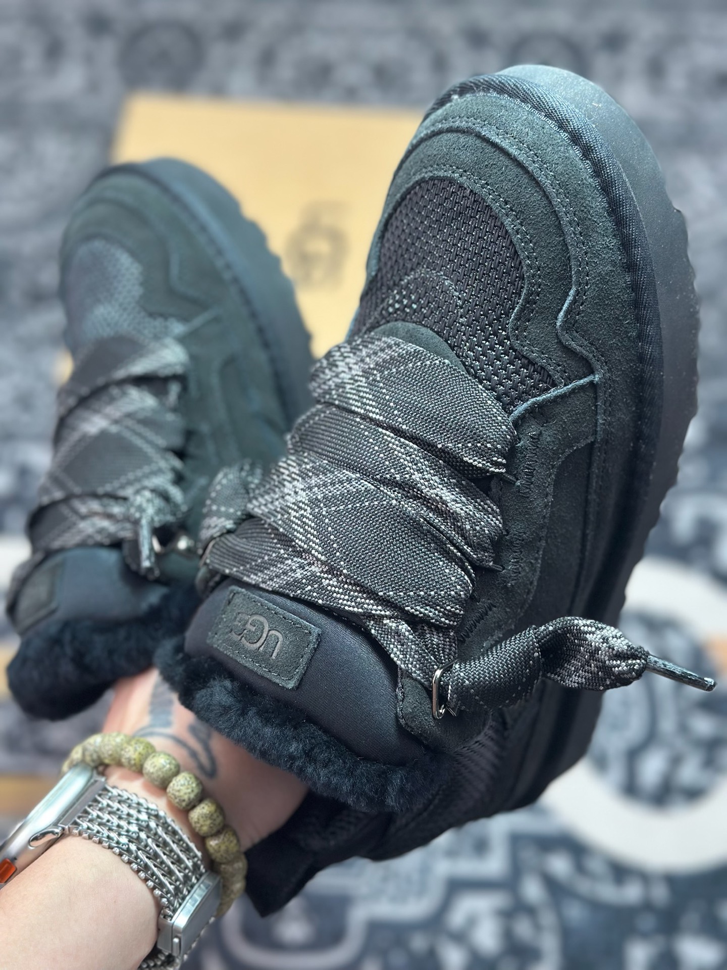 B7320 UGG Lowmel 梅尔 粗鞋带款 中性雪地靴 面包鞋 1144032