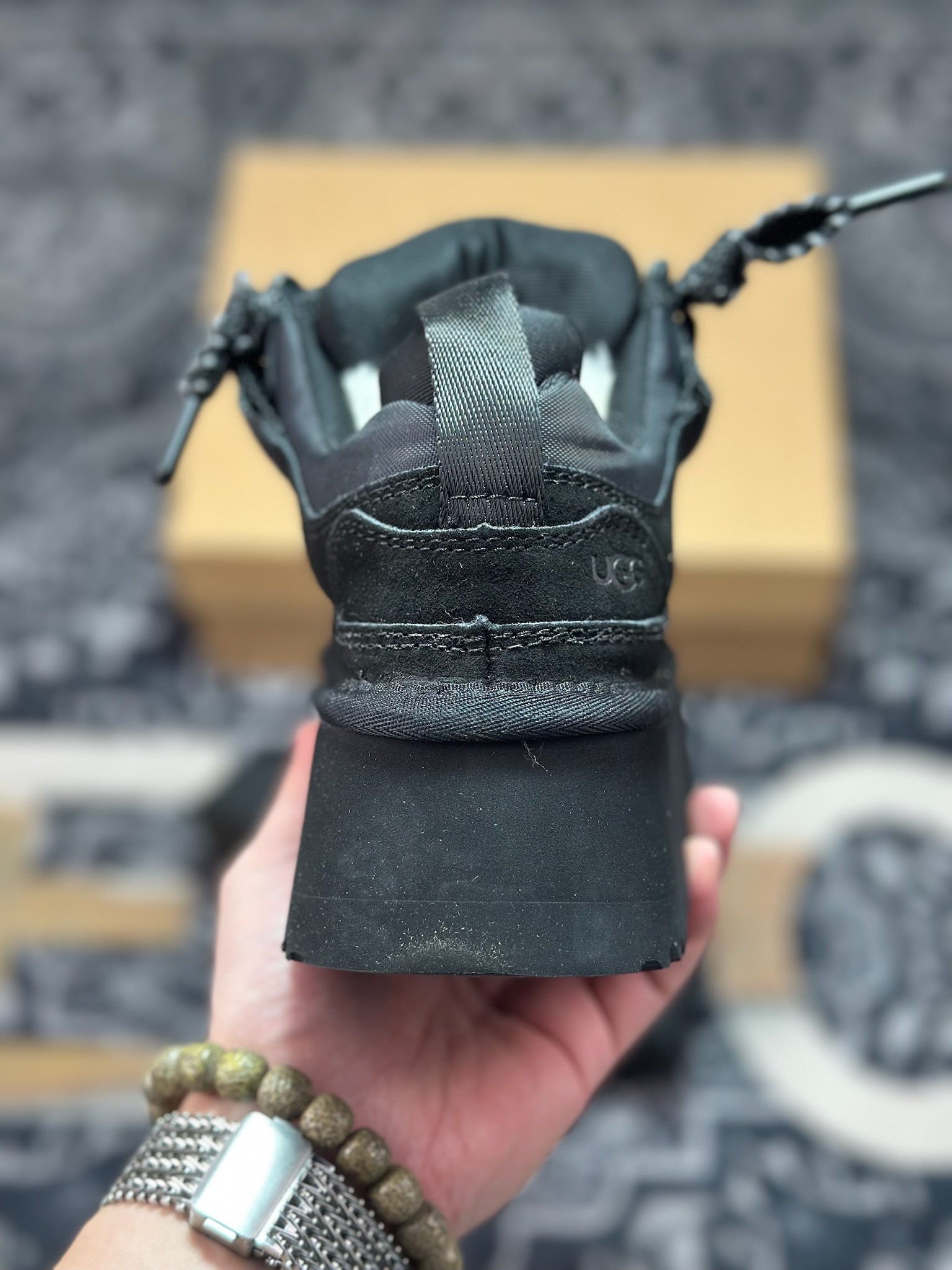 C2350 UGG Lowmel 梅尔 粗跟厚底 中性雪地靴 面包鞋 1541-CHE