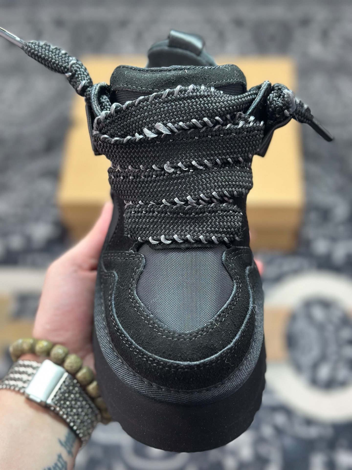 C2350 UGG Lowmel 梅尔 粗跟厚底 中性雪地靴 面包鞋 1541-CHE