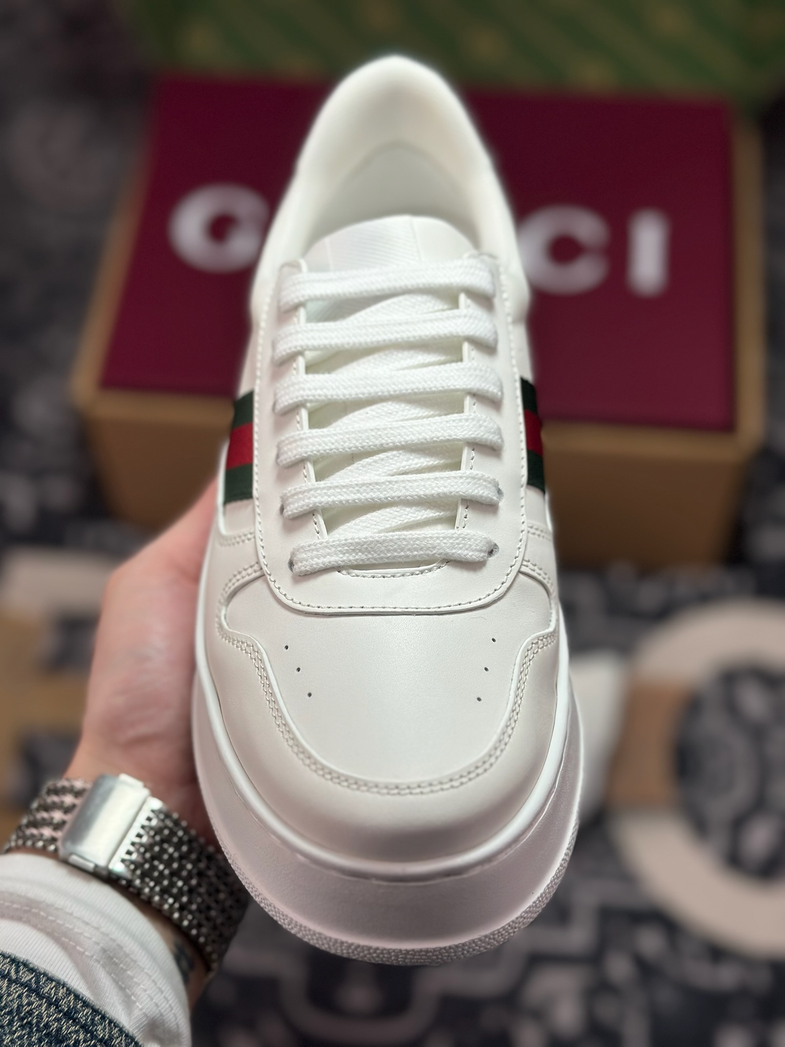 C7430 优选 原装级别 古驰饼干鞋运动休闲鞋系列 增高4-5厘米