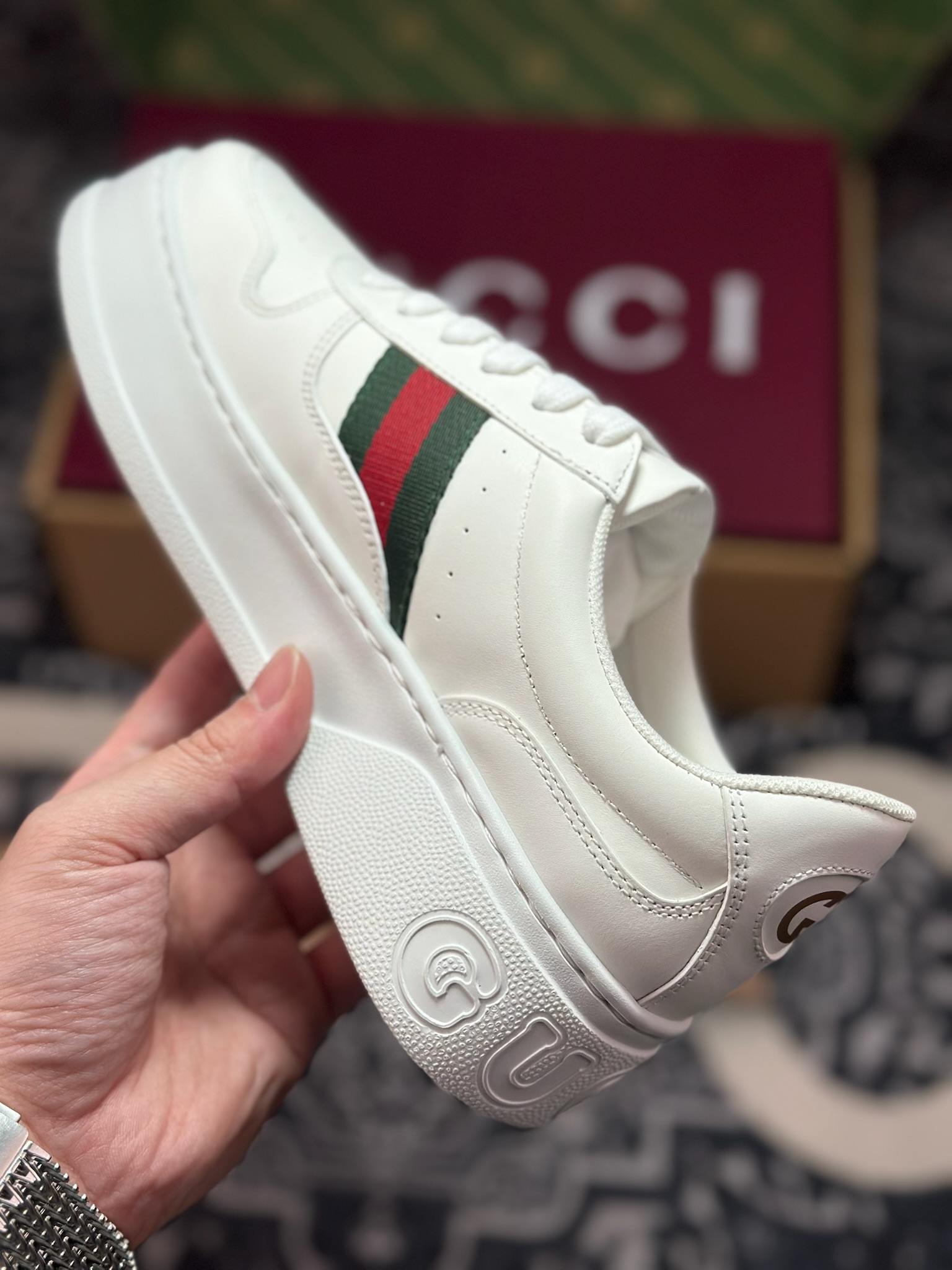 C7430 优选 原装级别 古驰饼干鞋运动休闲鞋系列 增高4-5厘米