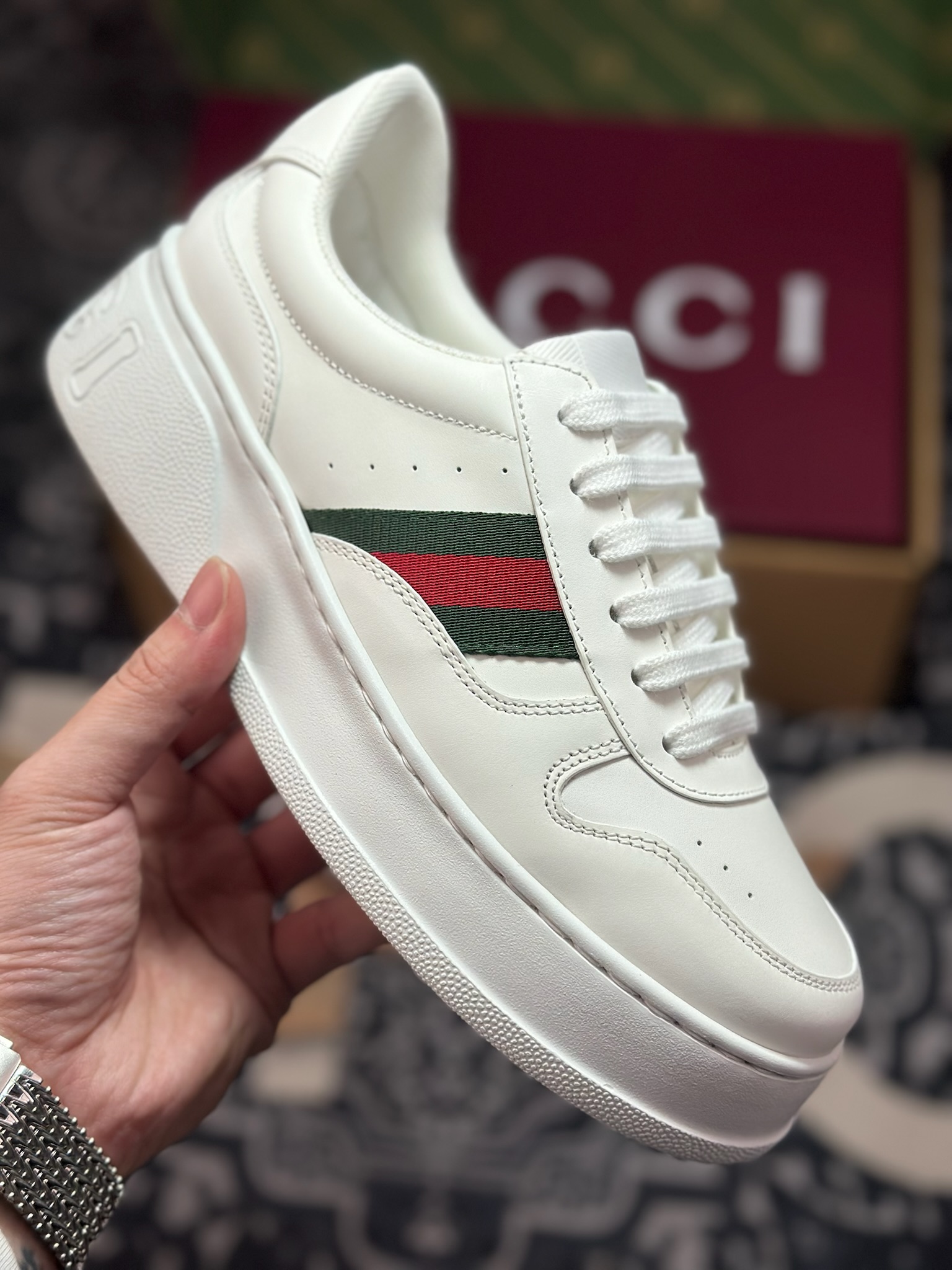 C7430 优选 原装级别 古驰饼干鞋运动休闲鞋系列 增高4-5厘米