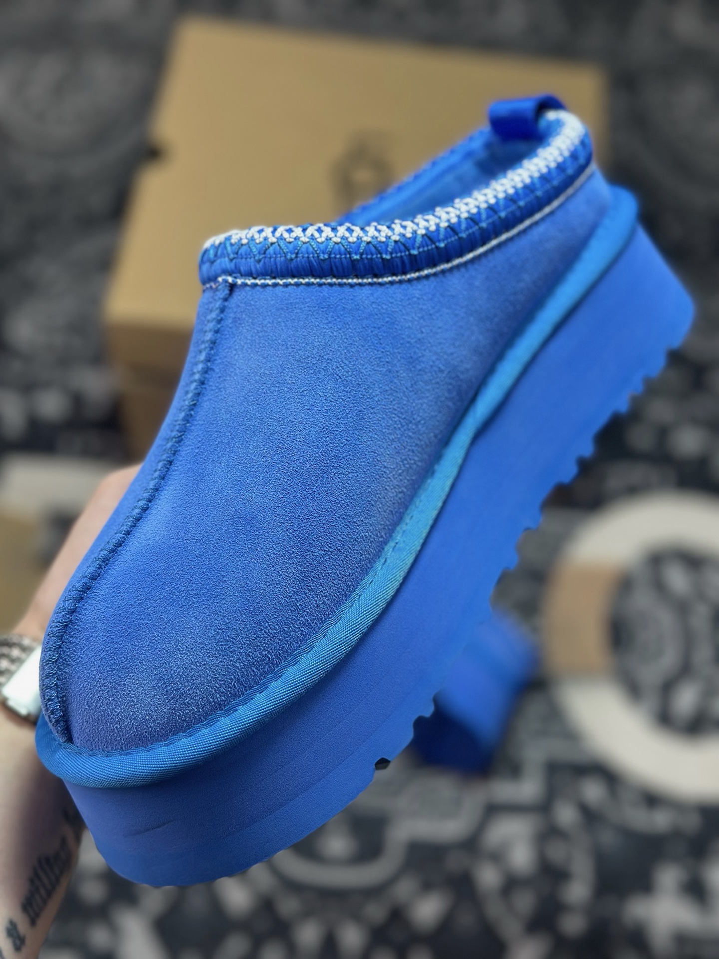 A9230 原装级别 UGG Tazz 冬季女士厚底款雪地靴 宝蓝1122553