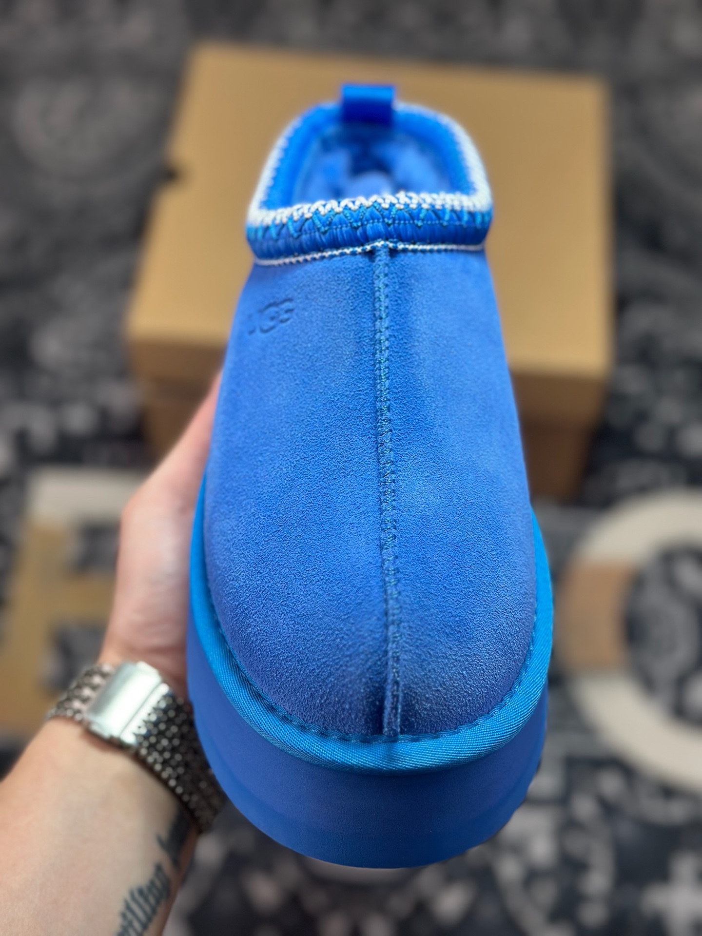 A9230 原装级别 UGG Tazz 冬季女士厚底款雪地靴 宝蓝1122553