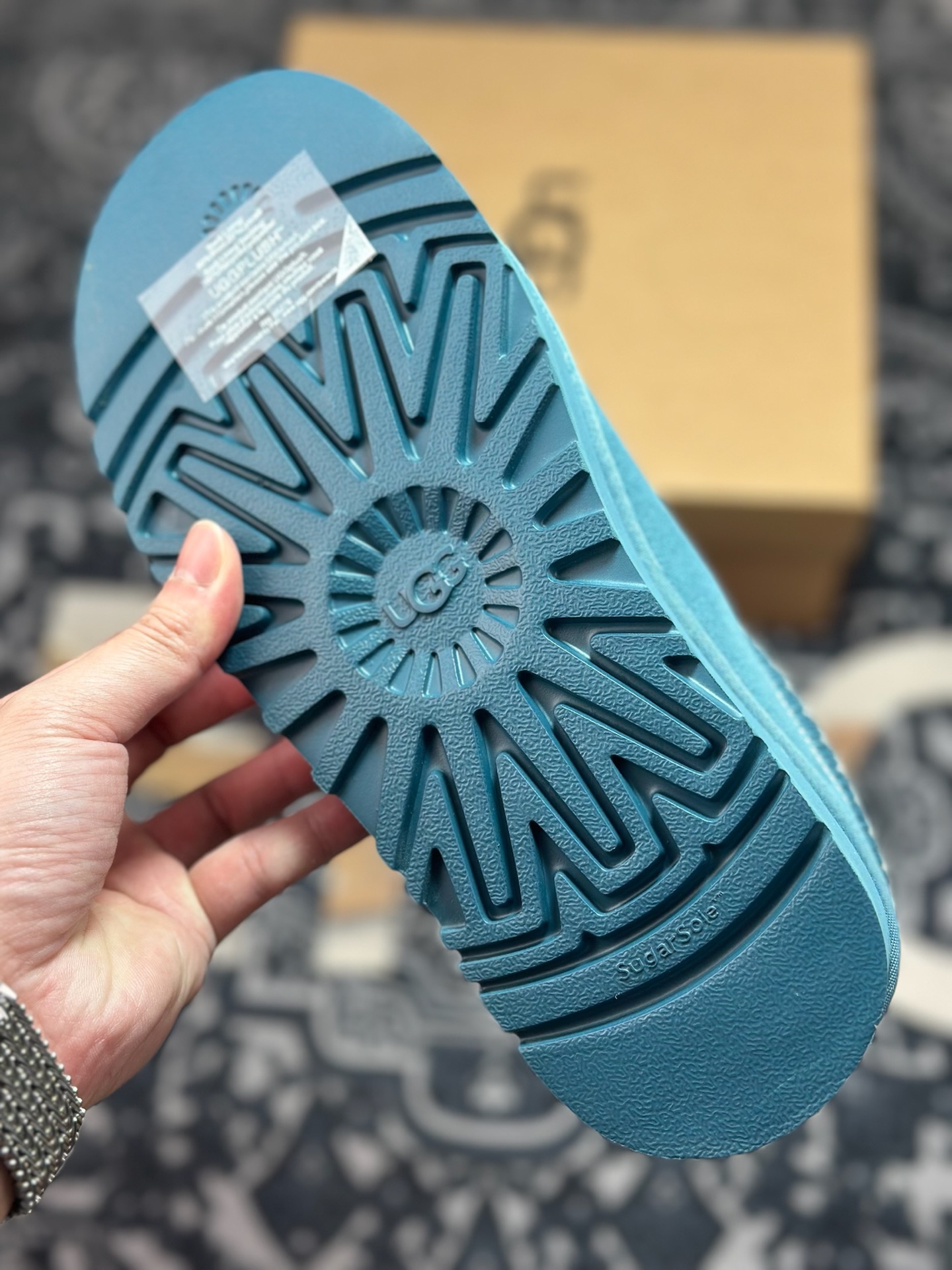 A9230 原装级别 UGG Tazz 冬季女士厚底款雪地靴 湖水蓝1122553