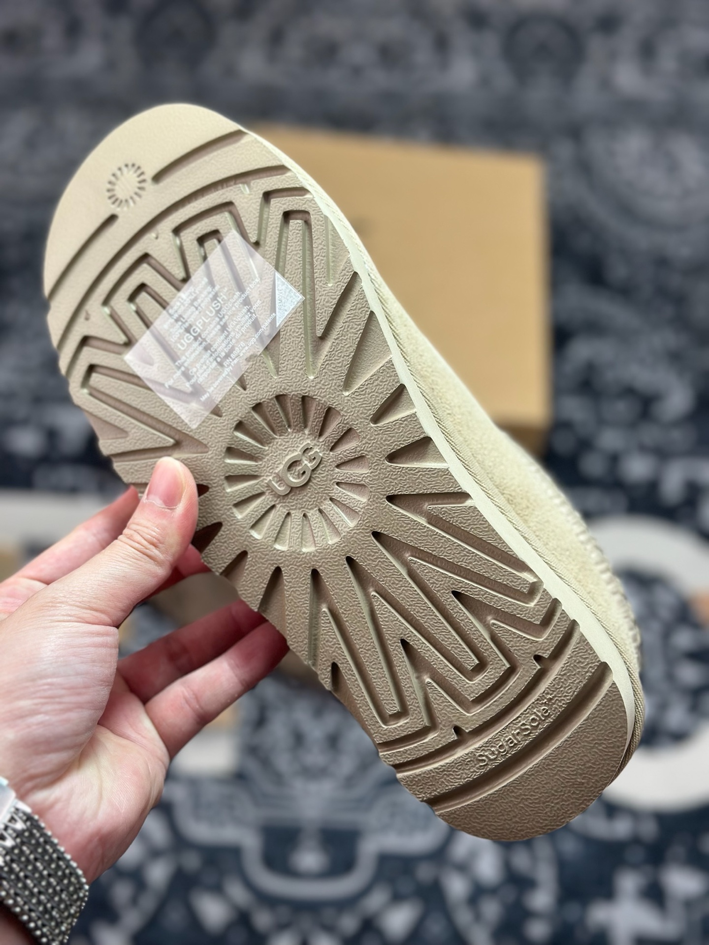 A9230 原装级别 UGG Tazz 冬季女士薄底款民族风雪地靴 菜籽色5955-MDSD