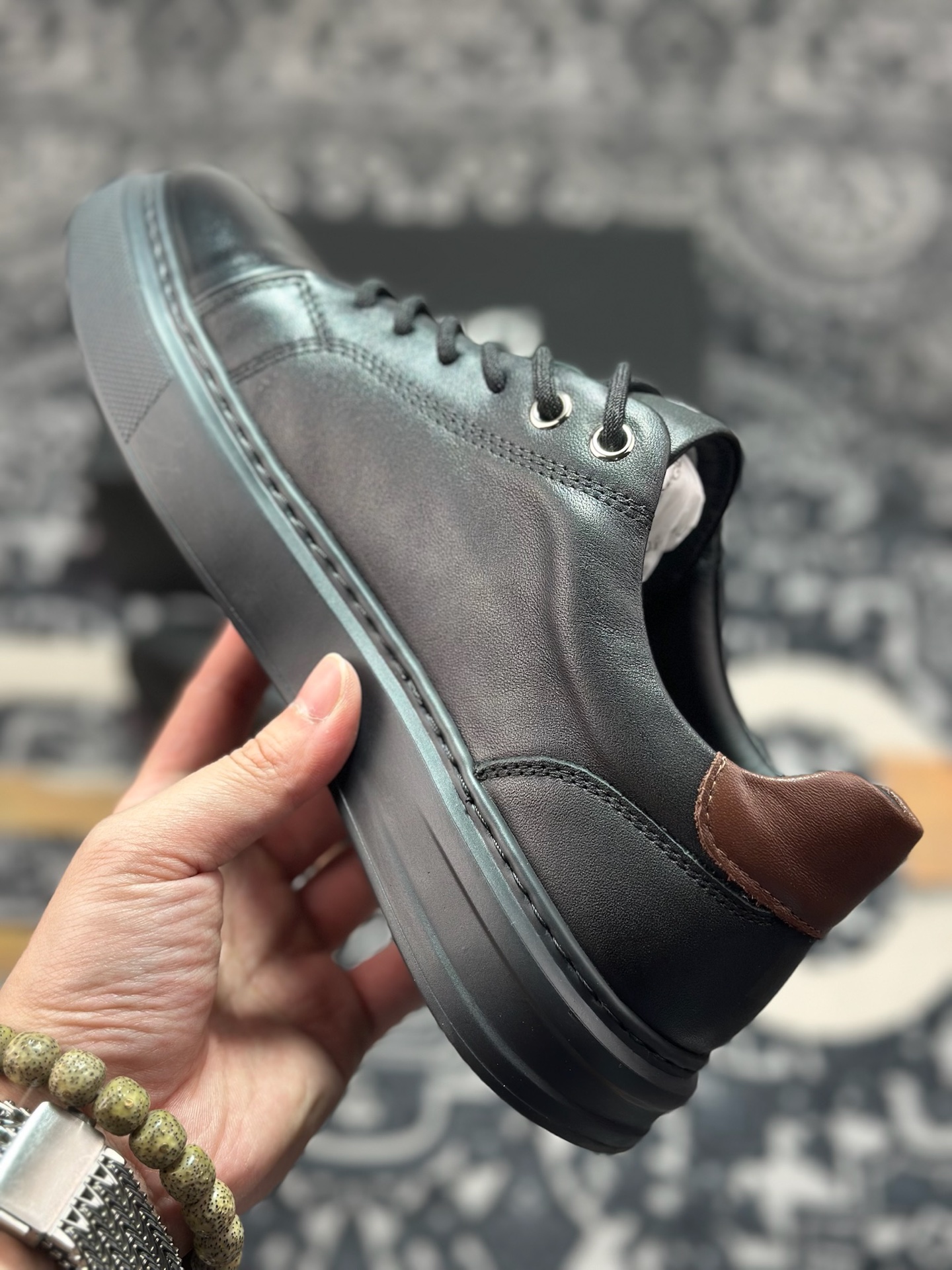 B6300 原装级别 ECCO爱步休闲鞋子男鞋 透气防水百搭休闲板鞋 柔酷7号系列经典小白鞋