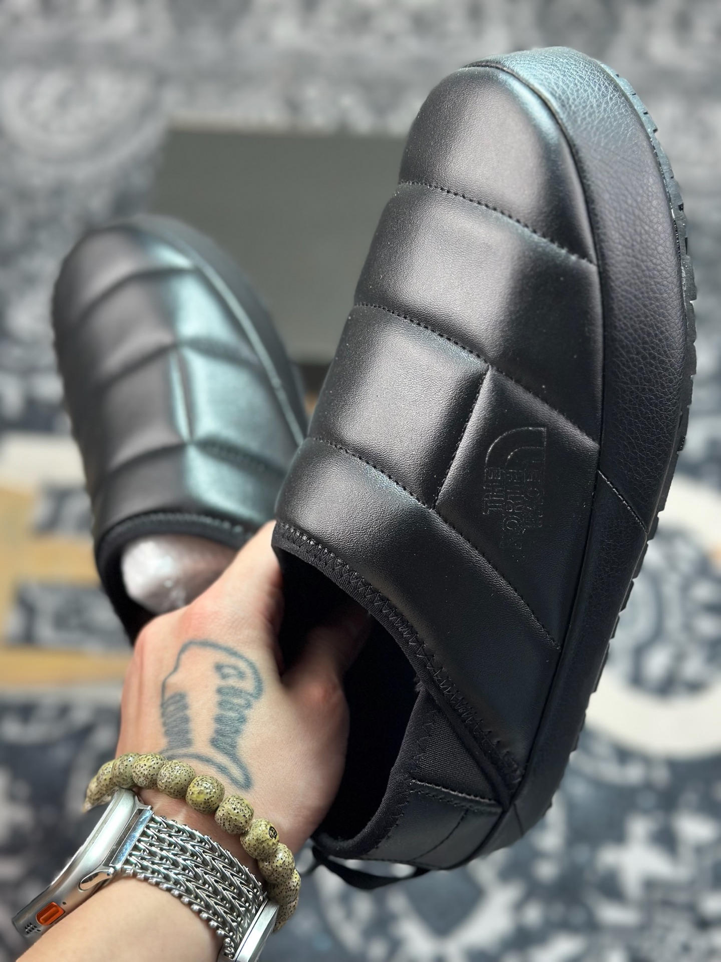 A2140 原厂级别 The North Face Thermoball Traction 北面冬季加绒透气轻盈一脚蹬休闲套鞋 NS85R704A