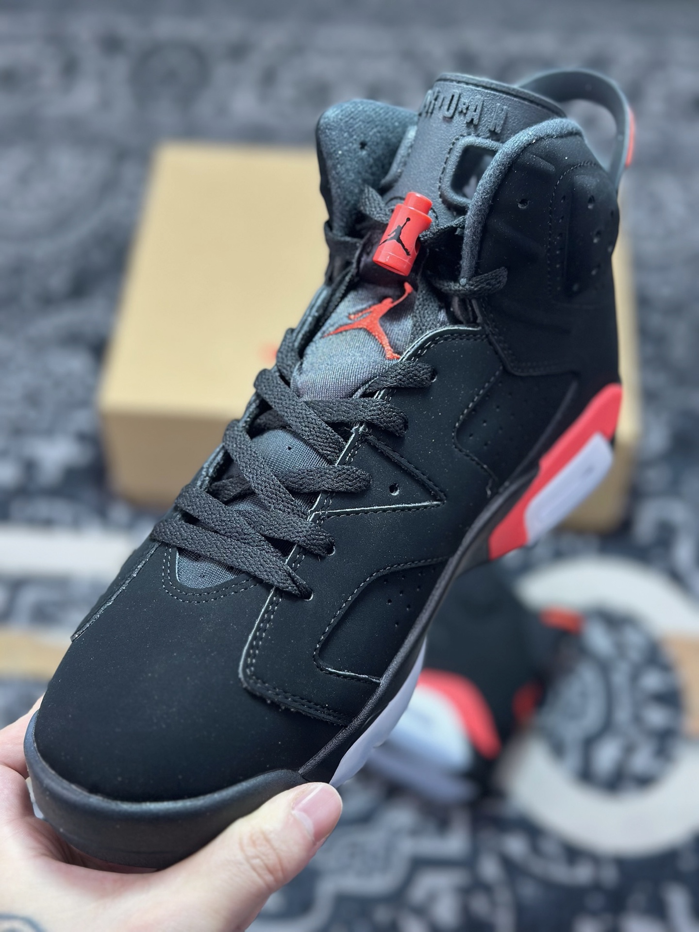 优选 原装级别 纯原大厂出品 Air Jordan 6 ”Infrared” 黑红 CT8529-001-莆田鞋,莆田鞋货源,高仿鞋,高仿鞋货源,安福档口,莆田高仿鞋,莆田鞋批发,高仿鞋批发,莆田高仿运动鞋,高仿运动鞋,莆田运动鞋 优选 原装级别 纯原大厂出品 Air Jordan 6 ”Infrared” 黑红 CT8529-001
